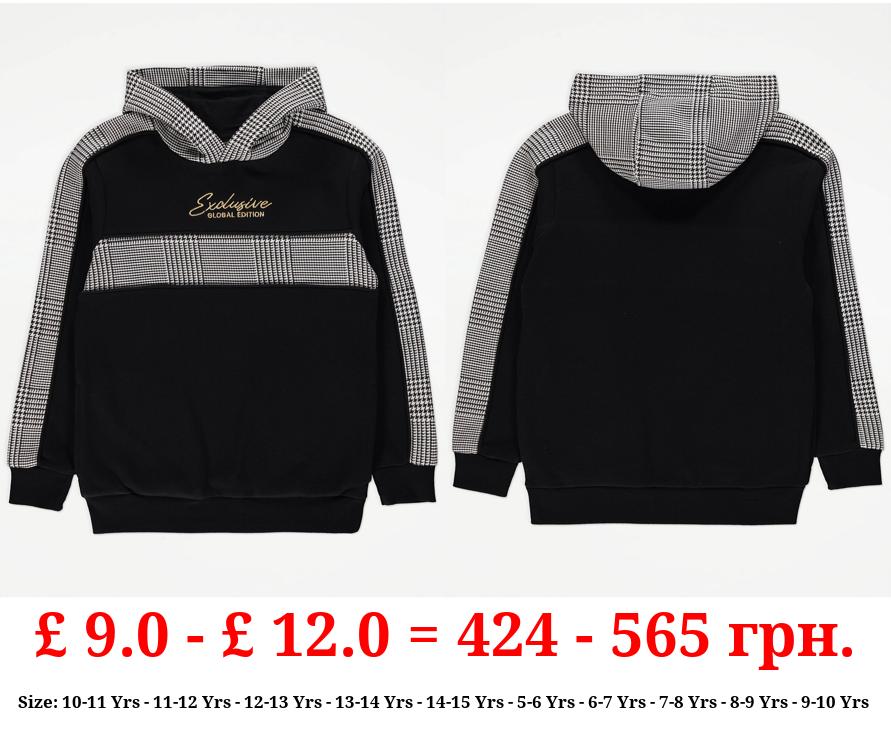 Black Houndstooth Exclusive Hoodie