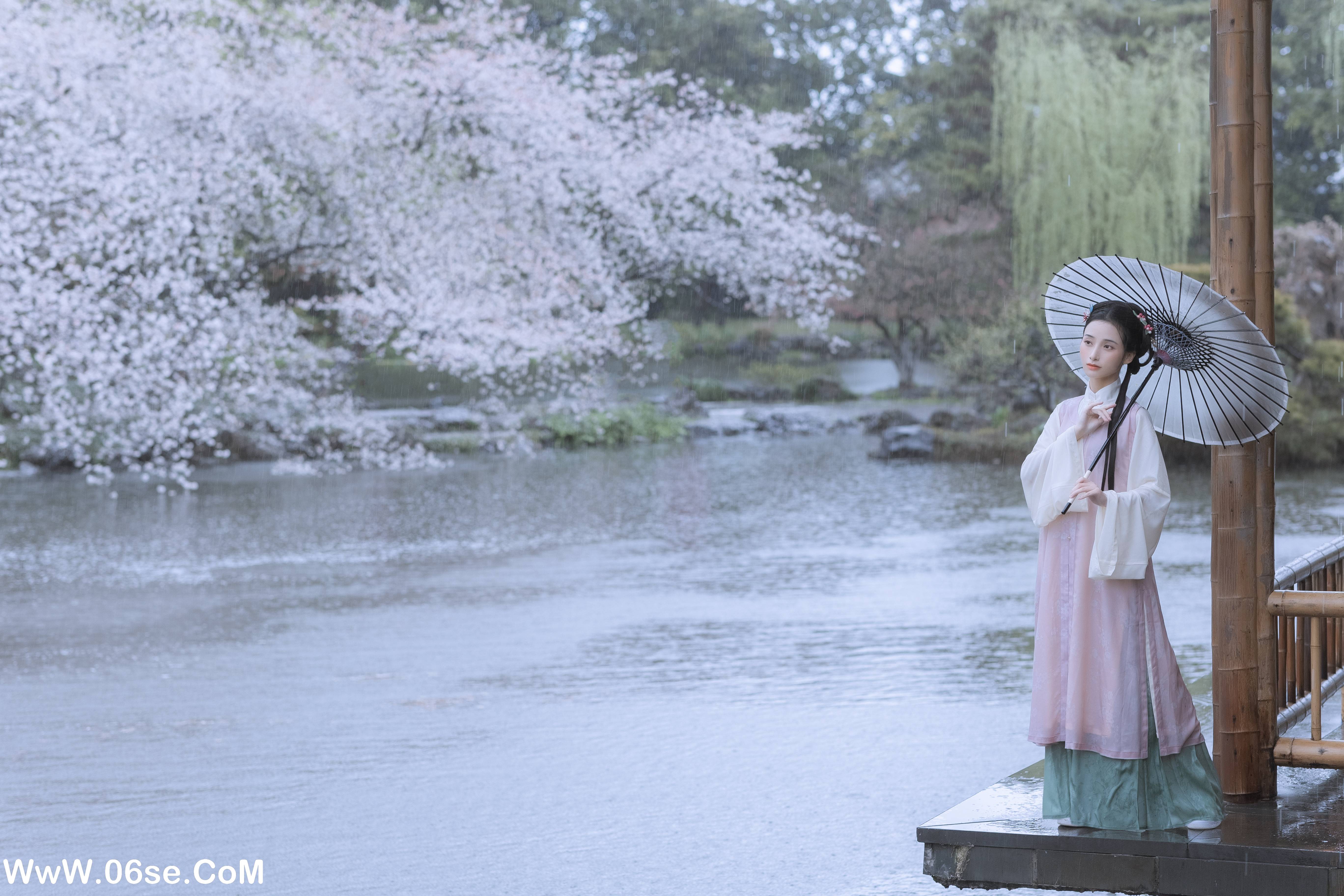 图片[8]-[YITUYU艺图语]2022.05.25 雨樱花 眸小妖[46P-454.3MB]-六色网