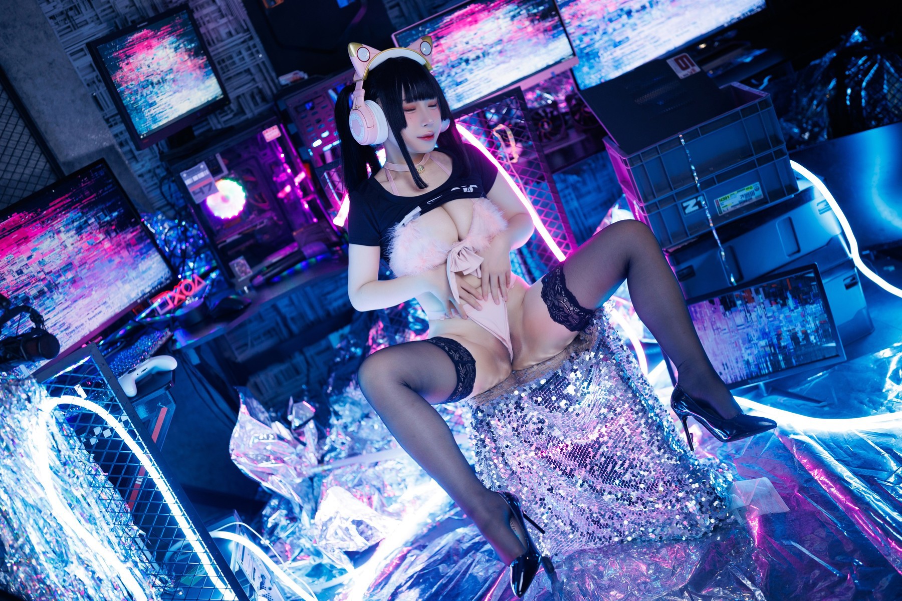 Cosplay 胡桃猫Kurumineko 电竞甜心 Set.01 26