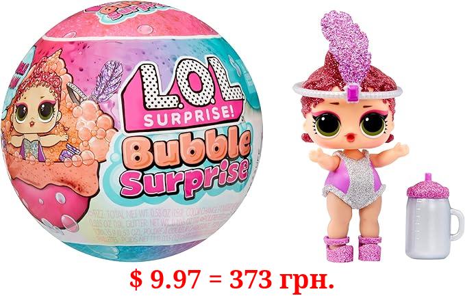 L.O.L. Surprise! Bubble Surprise Dolls - Collectible Doll, Surprises, Accessories, Bubble Surprise Unboxing, Glitter Foam Reaction - Great Gift for Girls Age 4+