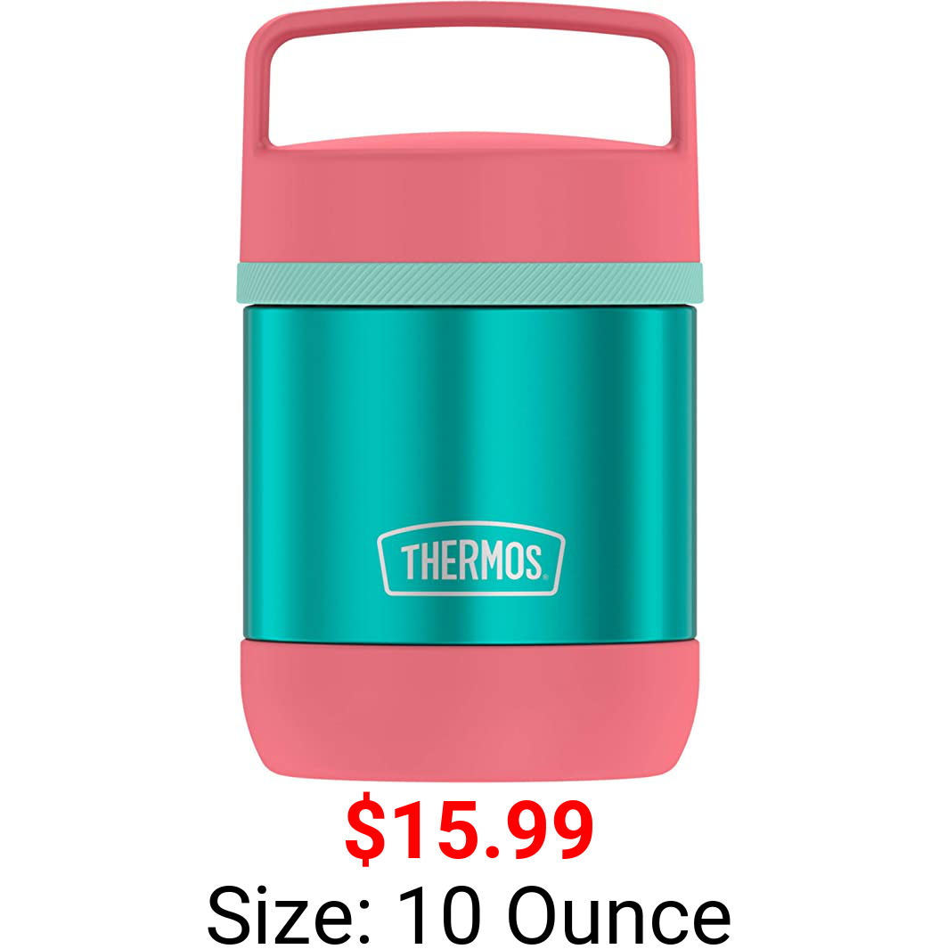Thermos Stainless Steel Vacuum 10 Ounce Food Jar, Teal