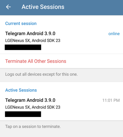 Аккаунты телеграм session
