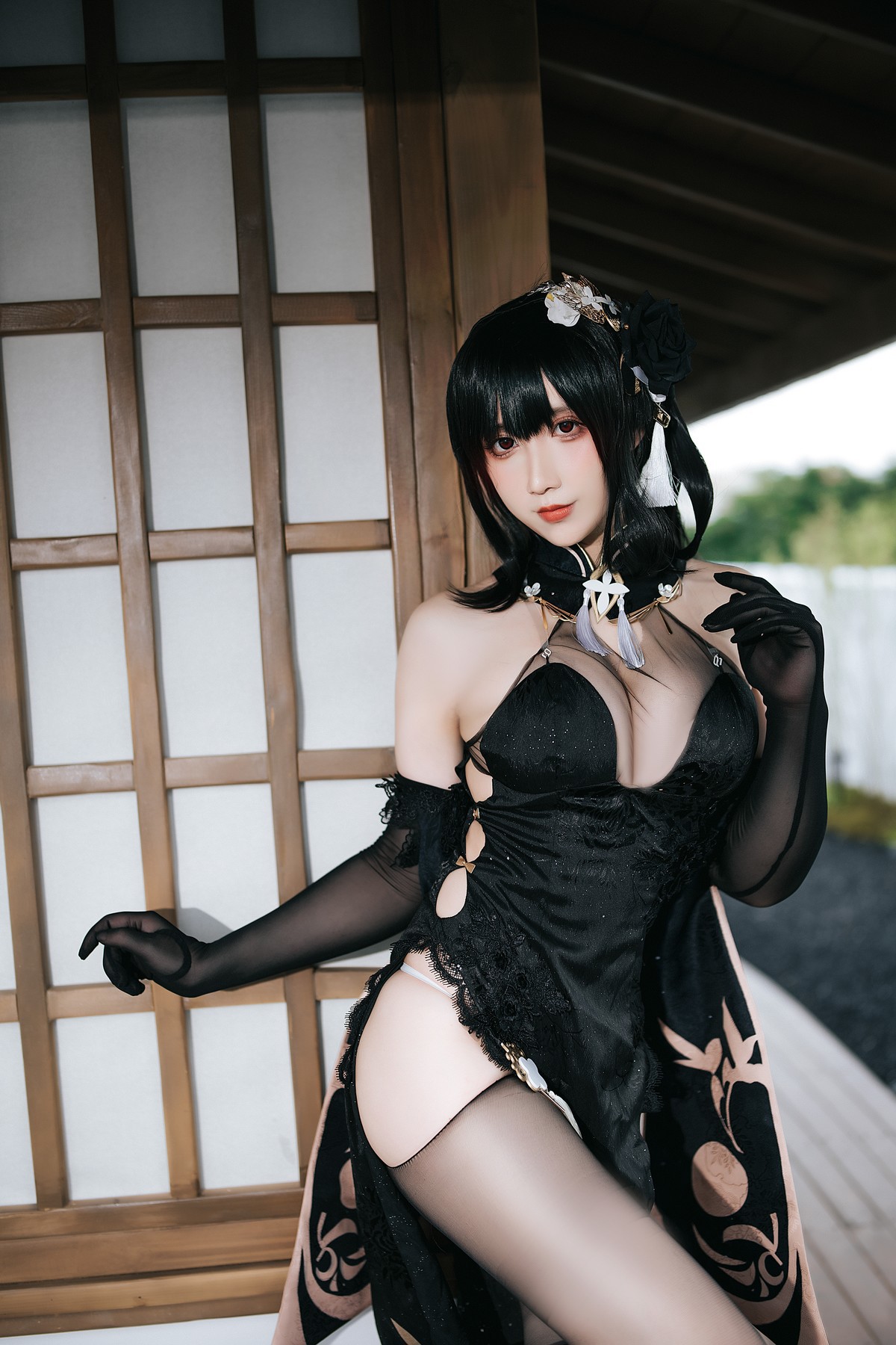 九曲Jean Cosplay 镇海旗袍 9
