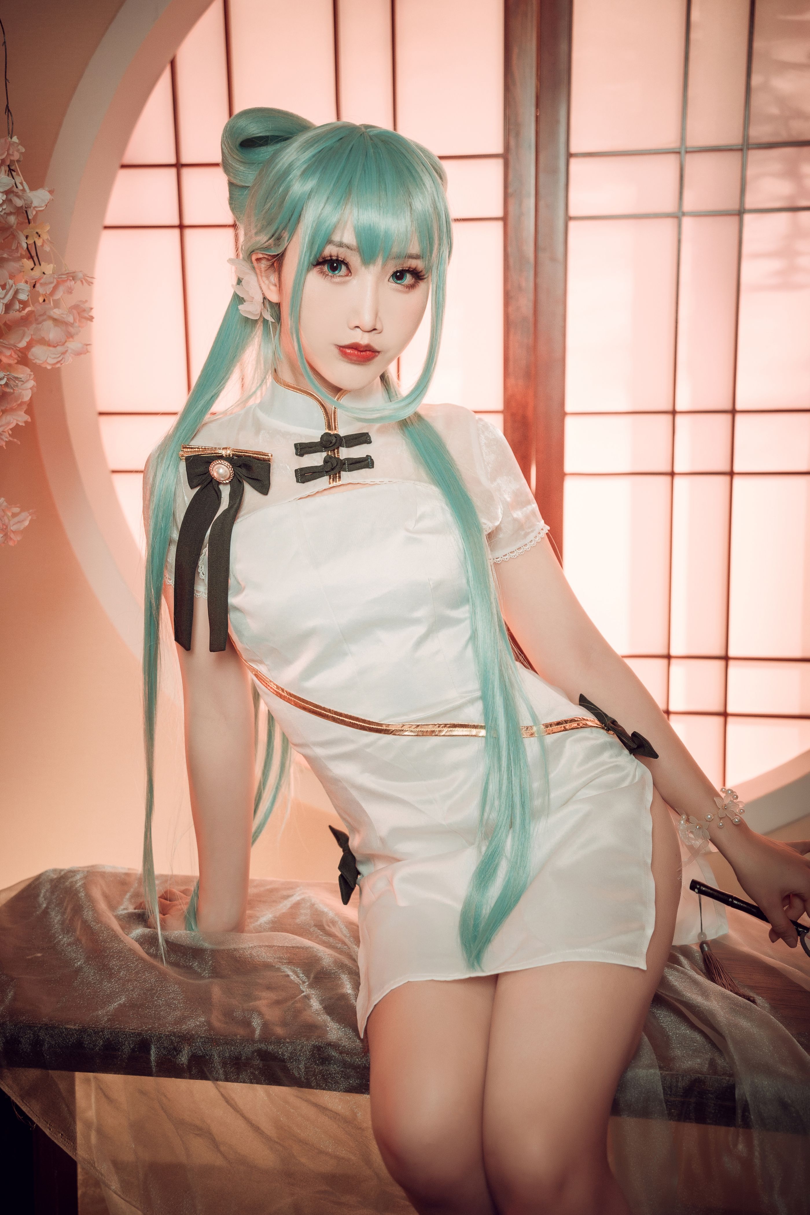 面饼仙儿 初音旗袍[28P-514MB] 17