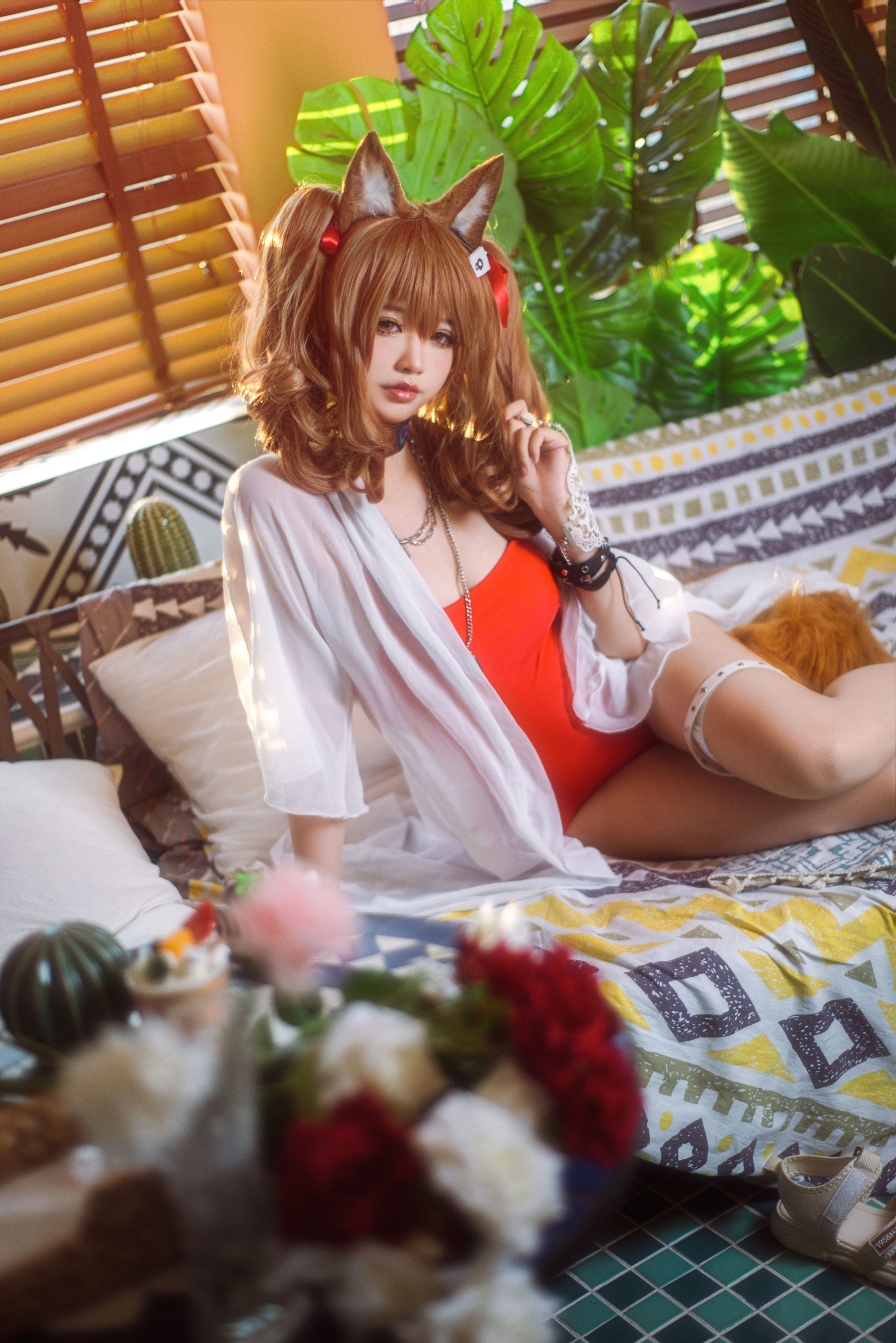 工藤新伍 - 安洁莉娜 夏卉泳装 (Angelina Arknights) [24P-382MB] 9