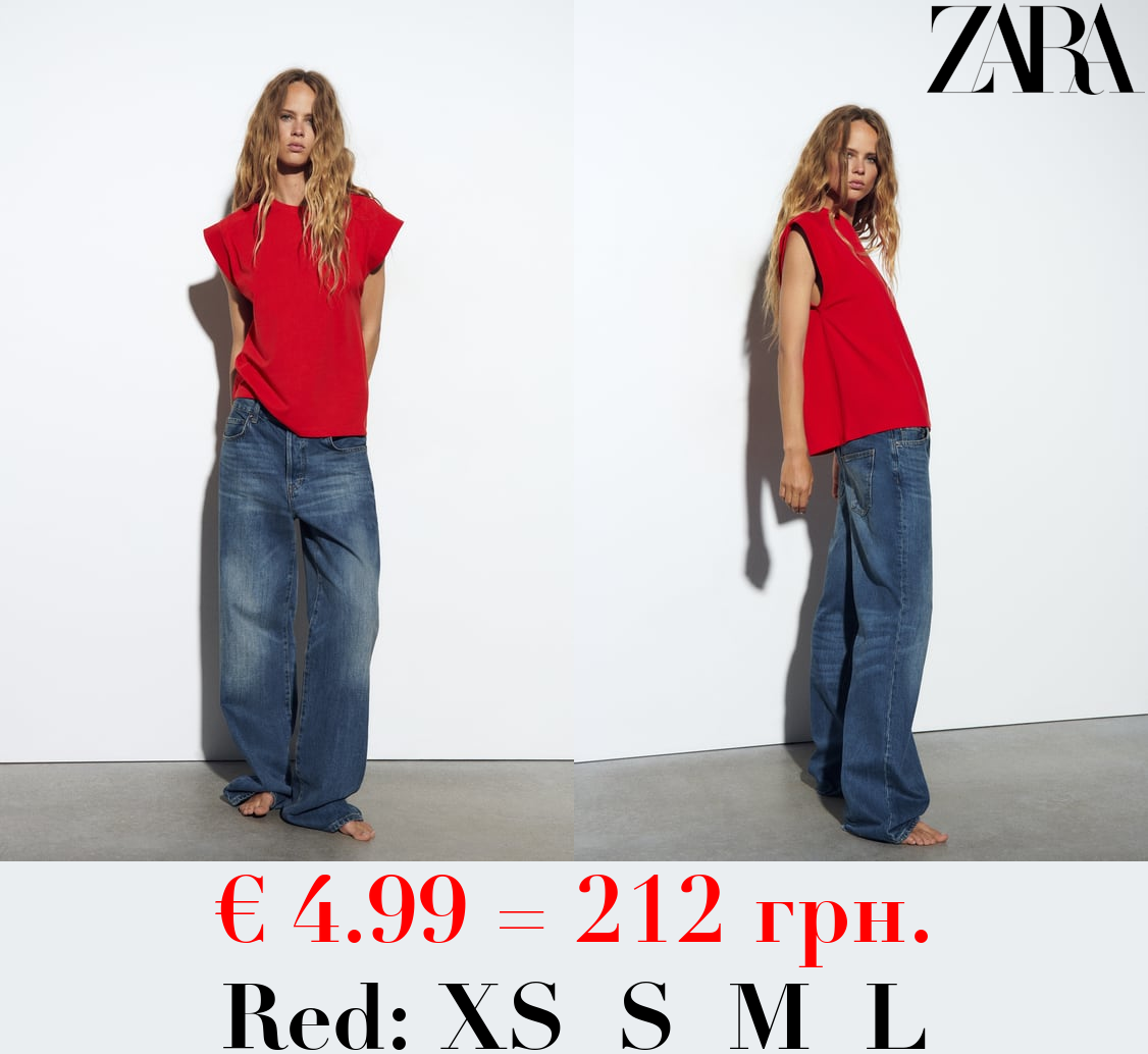 RIBBED COTTON T-SHIRT