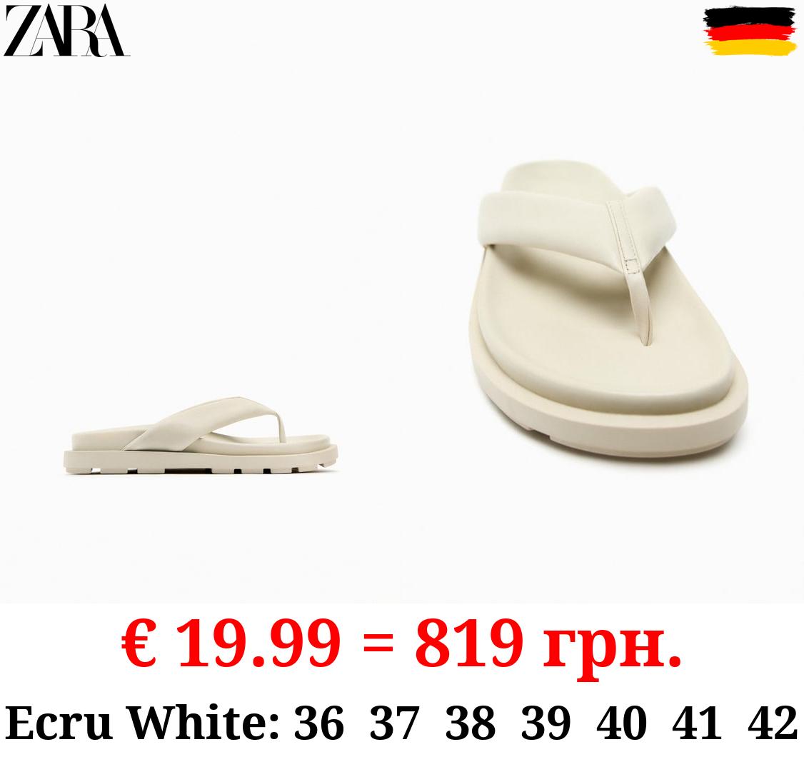 FLAT PADDED SLIDER SANDALS