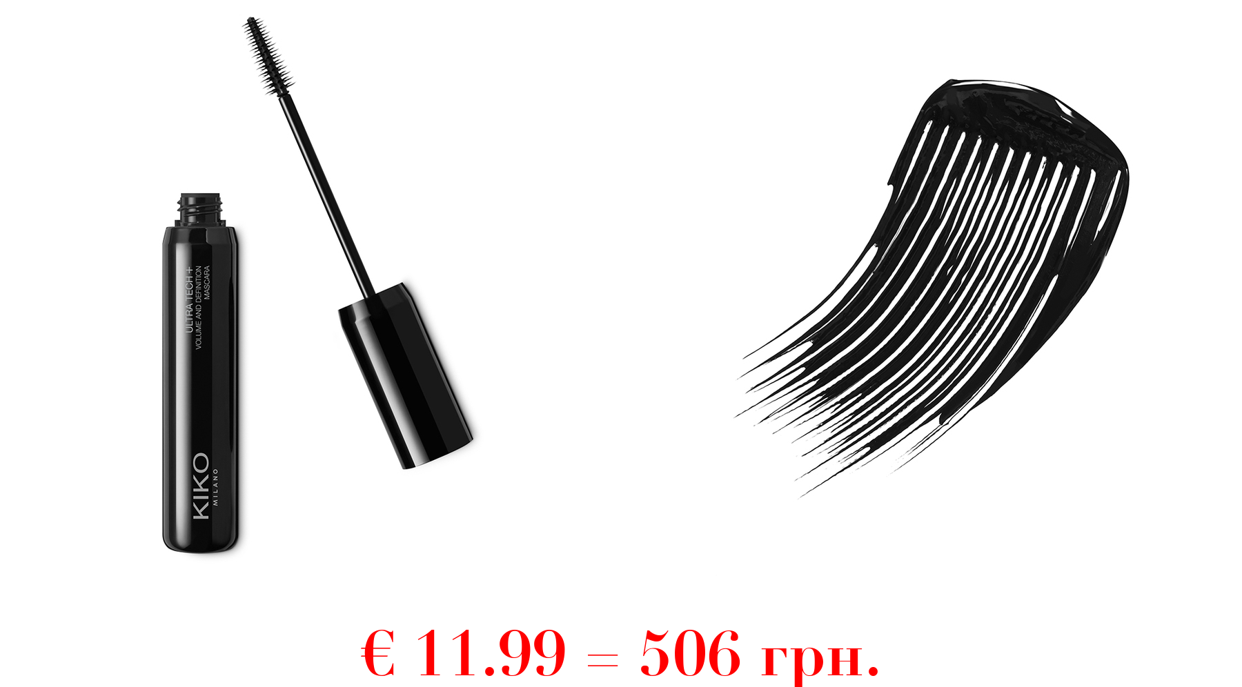 ultra tech + volume and definition mascaraMascara für mehr Volumen und Definition