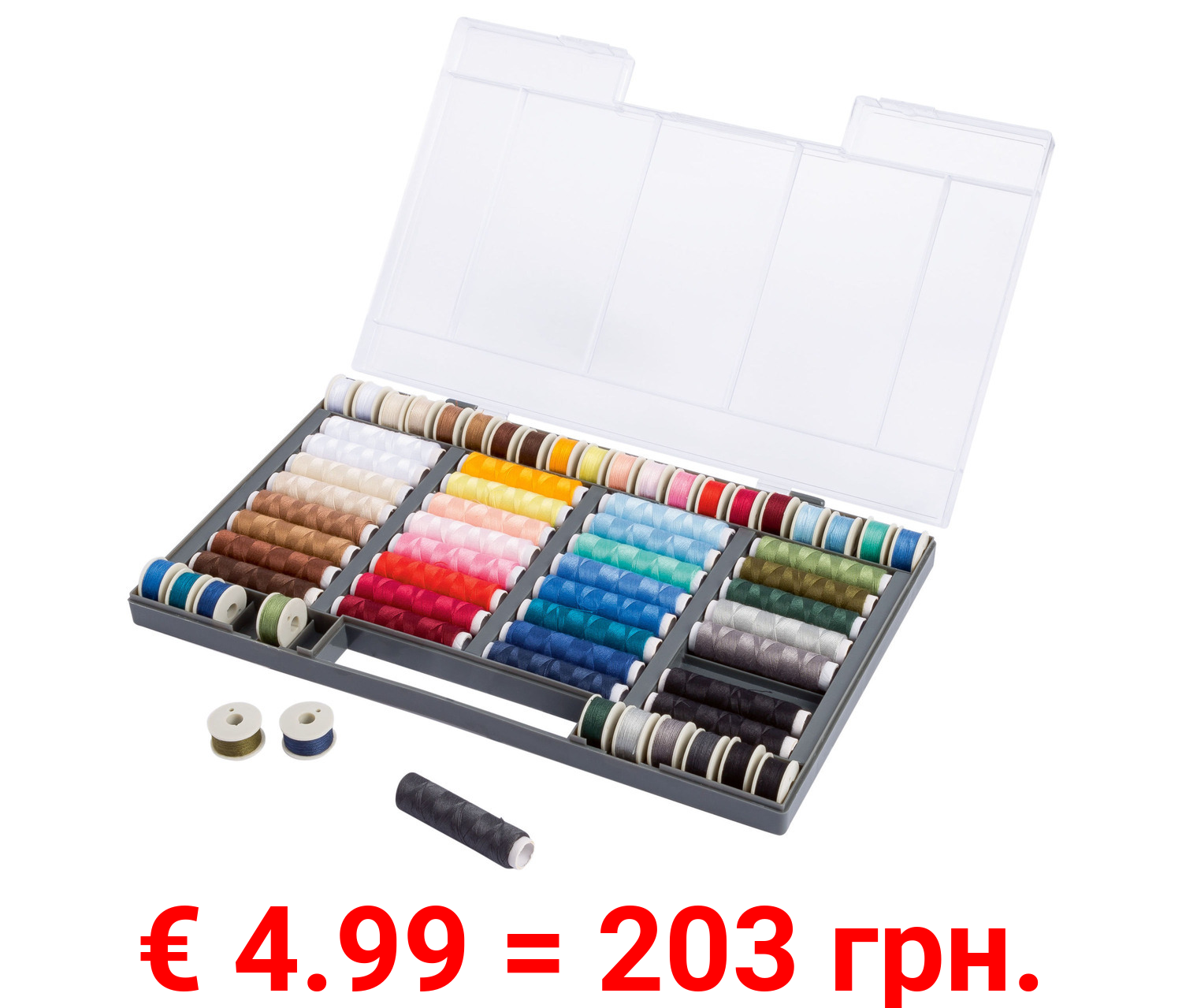 crelando® Nähgarn-Sortiment 64-teilig