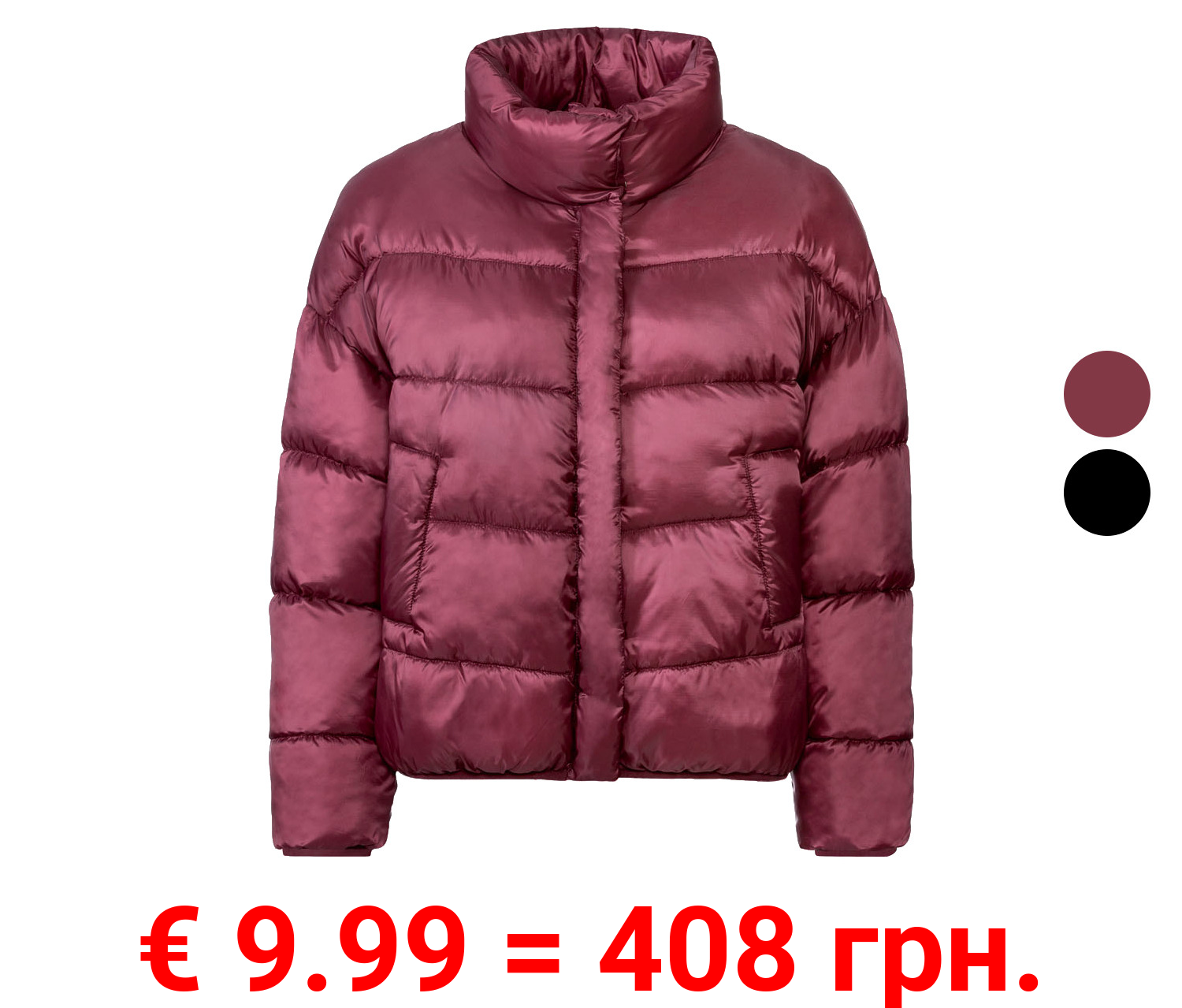 esmara Damen Steppjacke mit Stehkragen