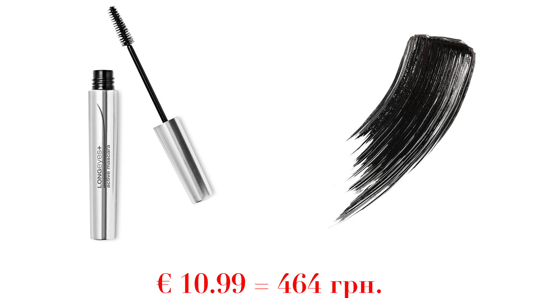 longeyes plus active mascaraAktiv-mascara für längere Wimpern