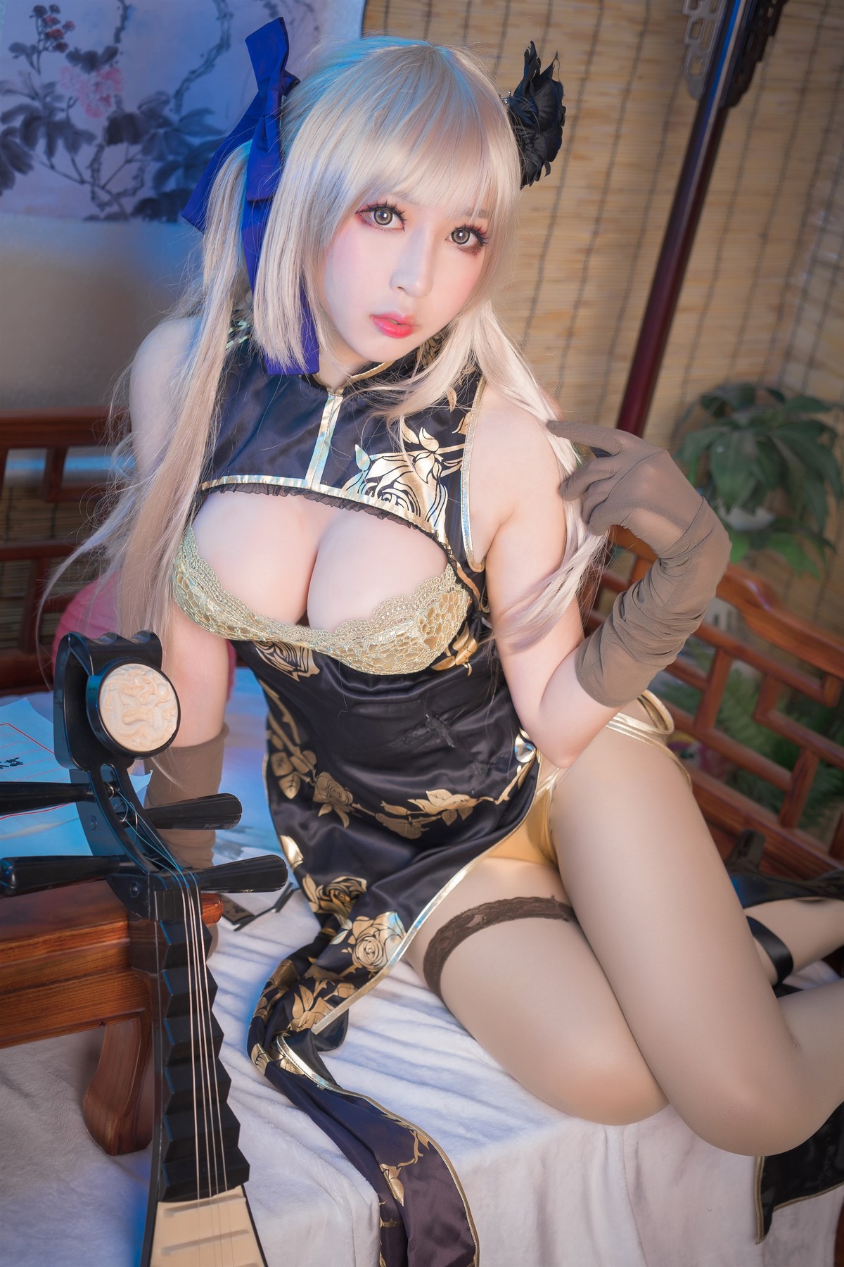 黑米粥 Cosplay 金莲 10