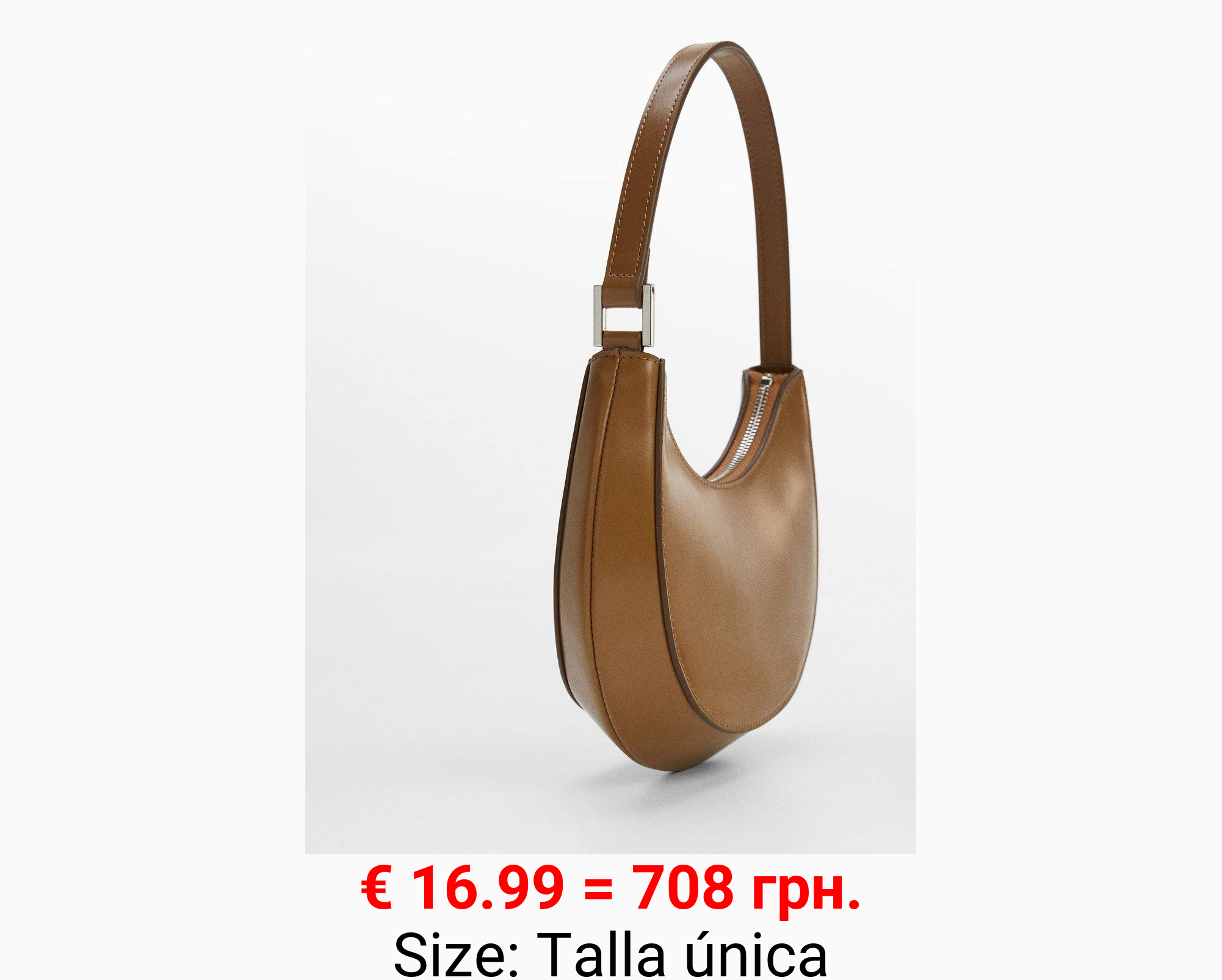 Bolso ovalado asa corta 