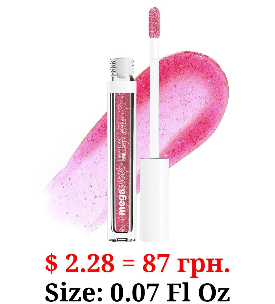 wet n wild Mega Slicks Lip Gloss | Long Lasting | Hyaluronic Acid | High Shine | Crushed Grapes