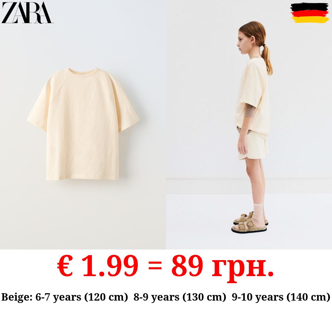 SLUB KNIT RAGLAN SLEEVE T-SHIRT