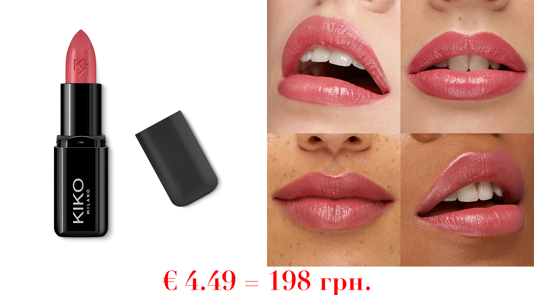 smart fusion lipstickReichhaltiger, nährstoffspendender Lippenstift mit strahlendem Finish