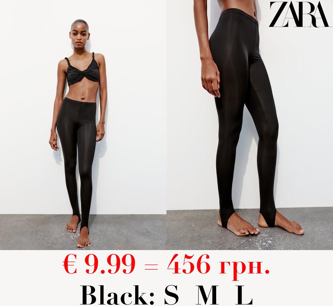 POLYAMIDE BLEND STIRRUP LEGGINGS