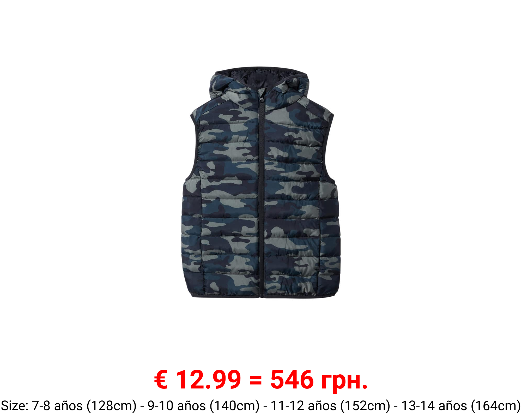 Chaleco acolchado capucha