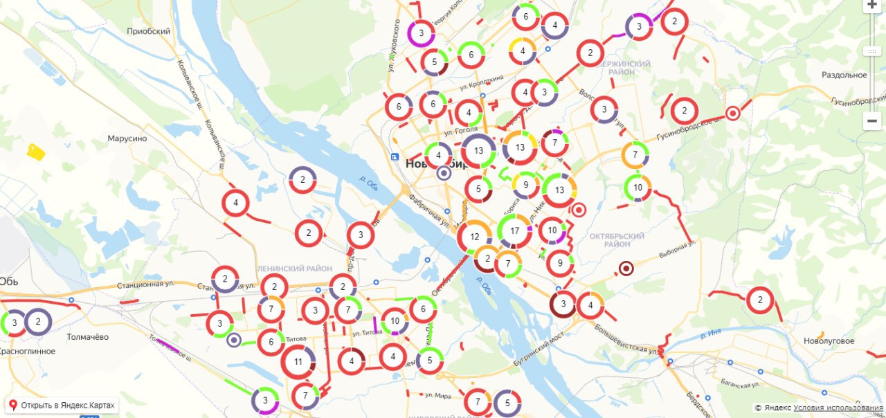 Дорожная инспекция карта убитых дорог