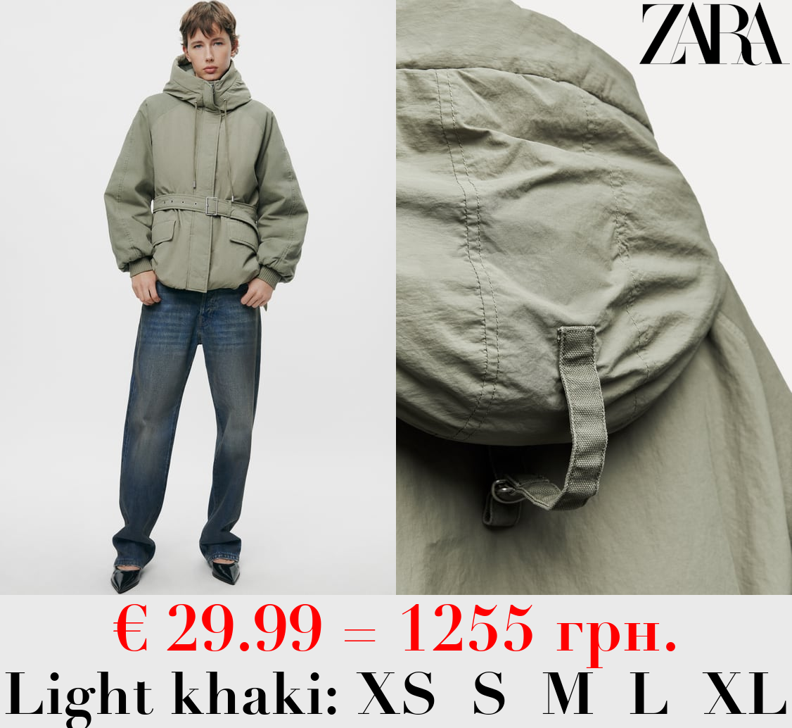 ZW COLLECTION CONTRAST PADDED JACKET