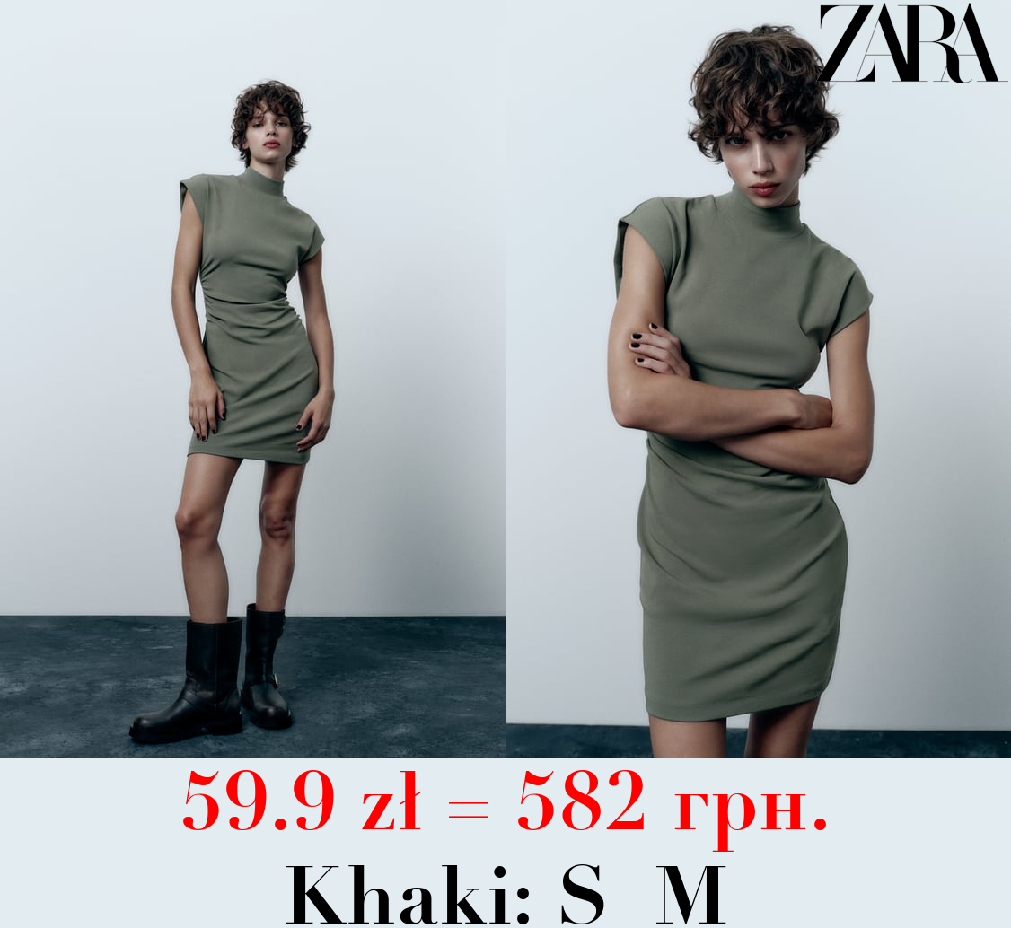 FITTED GATHERED DRESS