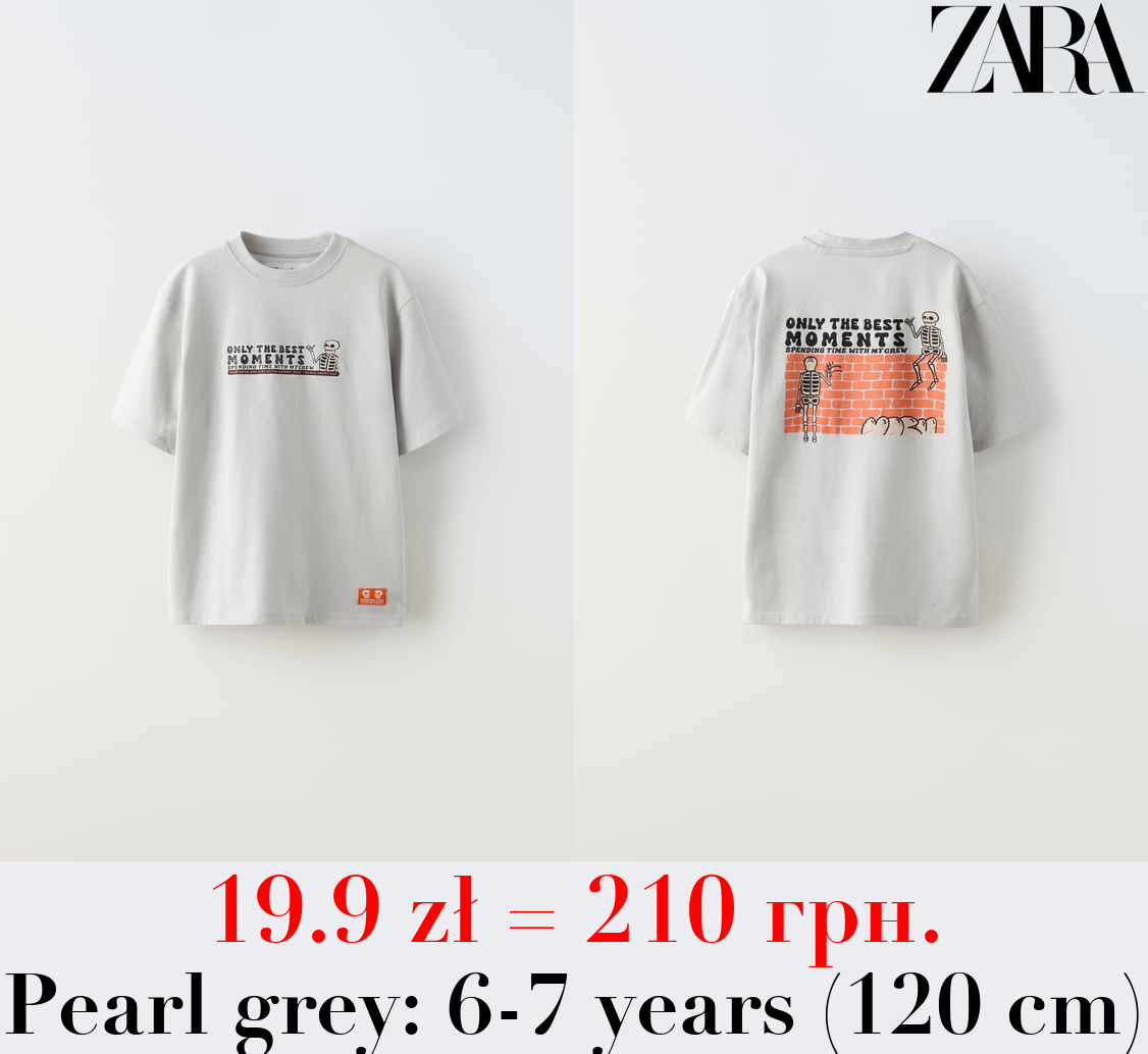 SKELETON PRINT T-SHIRT