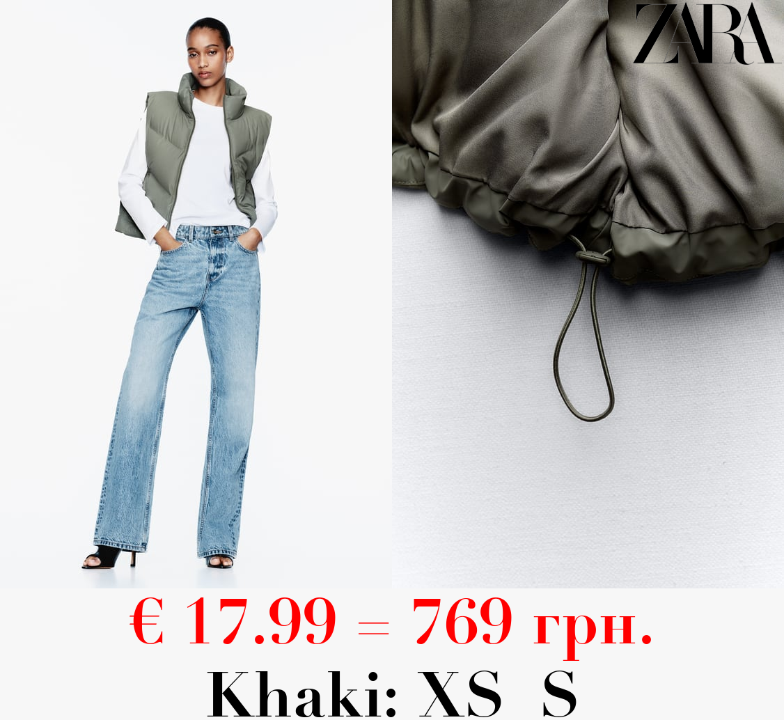 RUBBERISED SHORT GILET