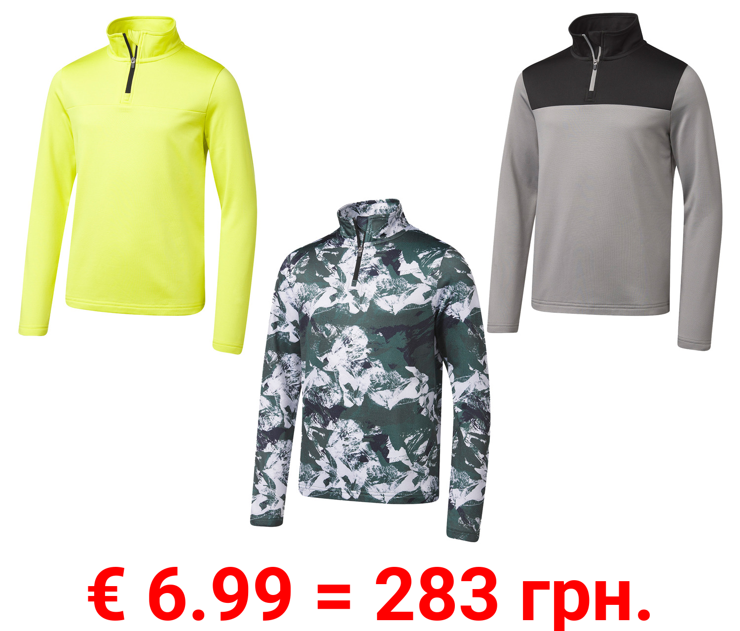 CRIVIT Kinder Thermo-Funktionsshirt, schnelltrocknend