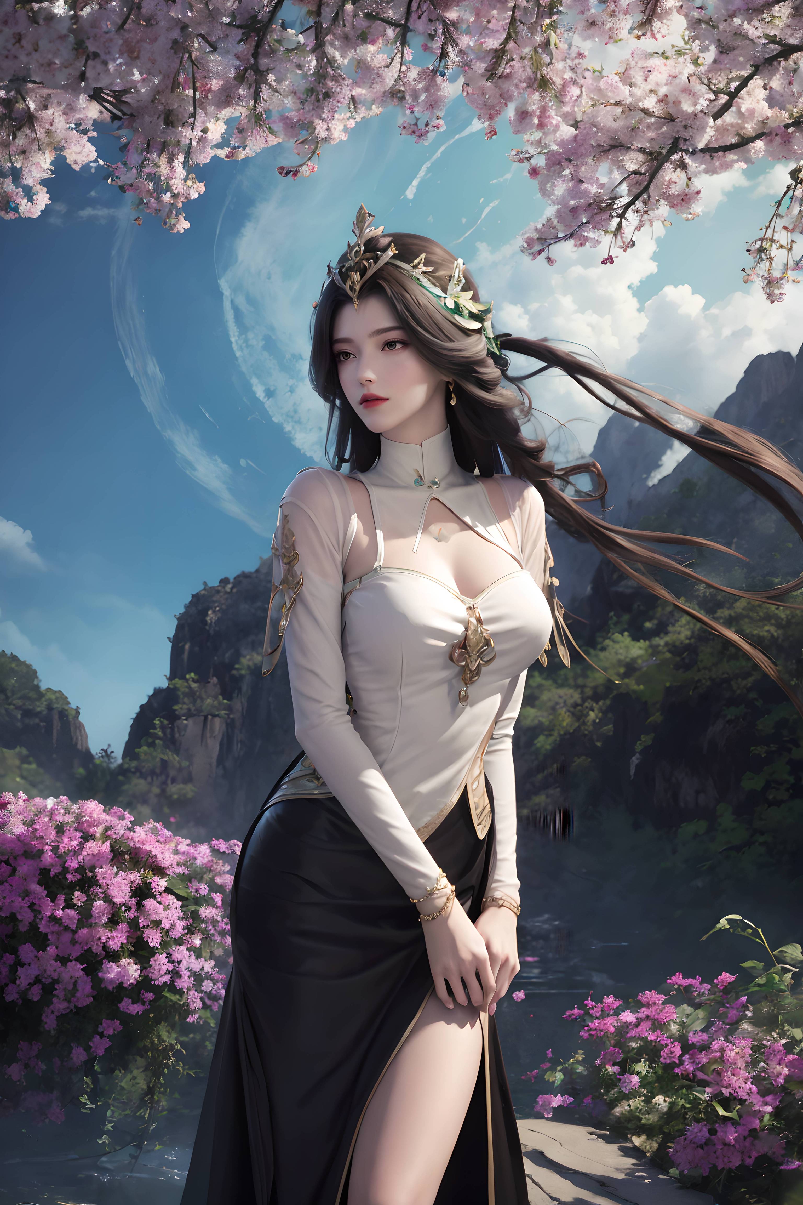 图片[6]-完美世界-柳神 长裙写真-六色网
