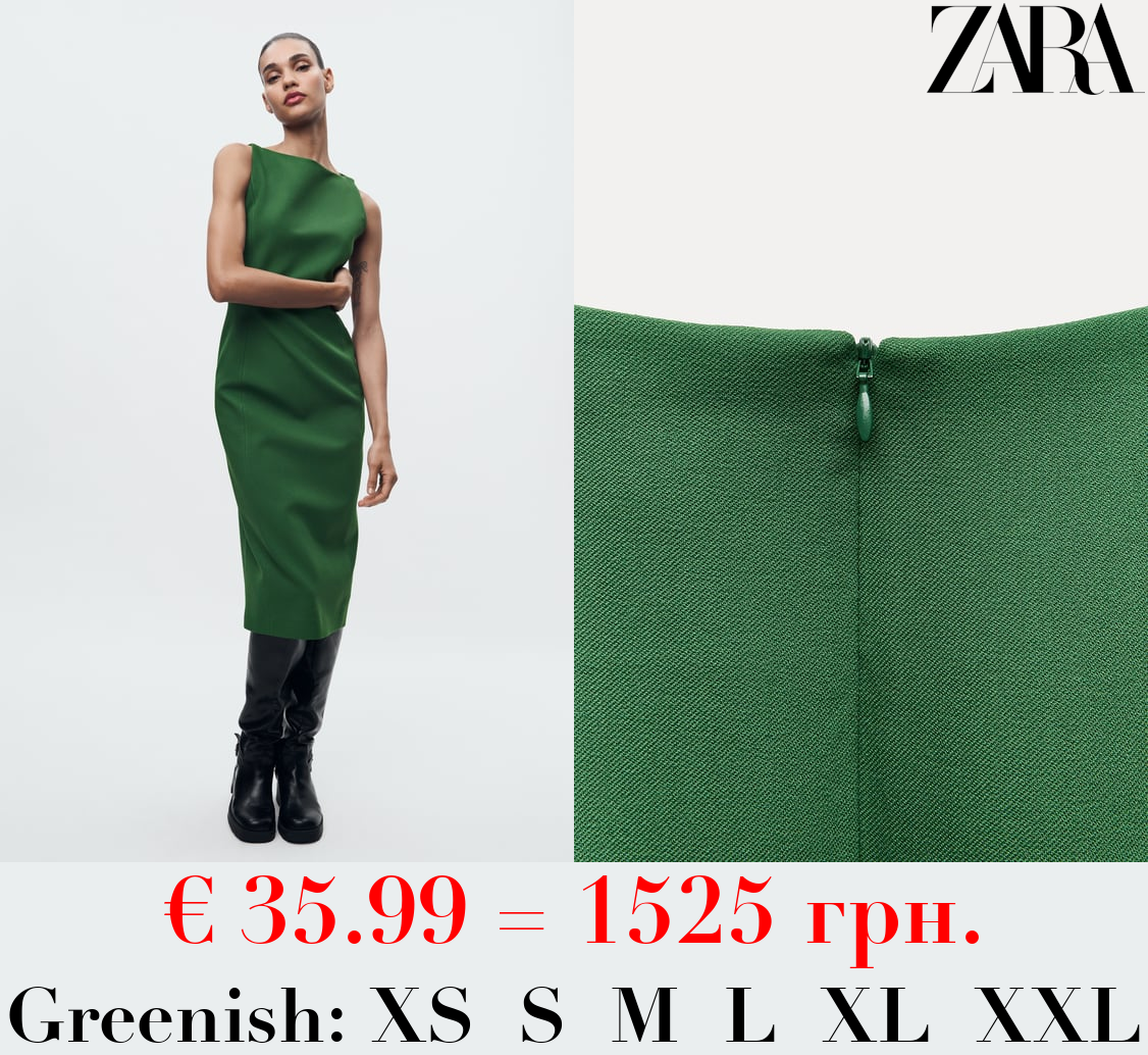 ZW COLLECTION MIDI DRESS WITH SLIT