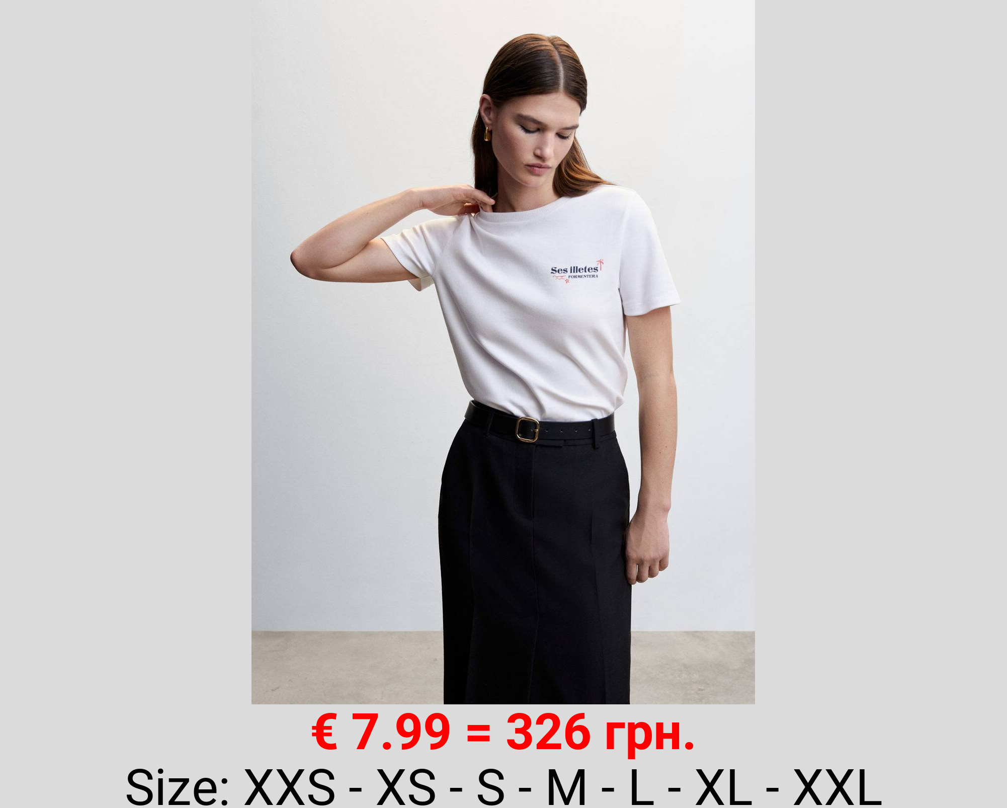Camisa estampada algodón