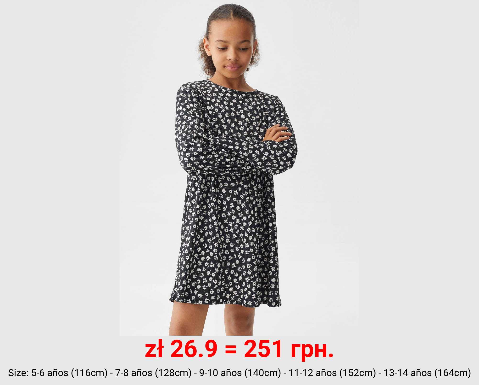 Vestido estampado flores