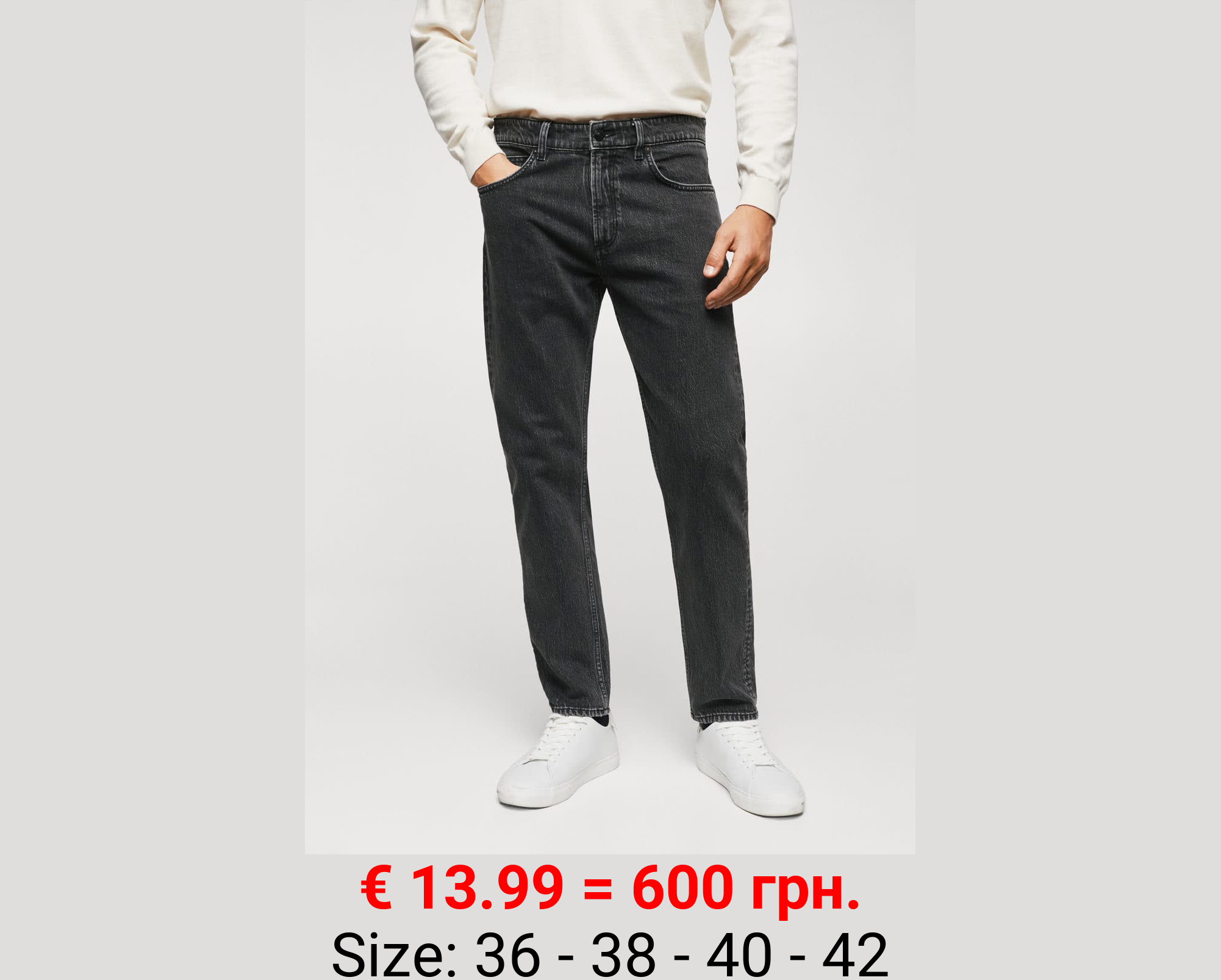 Jeans ben tapered cropped