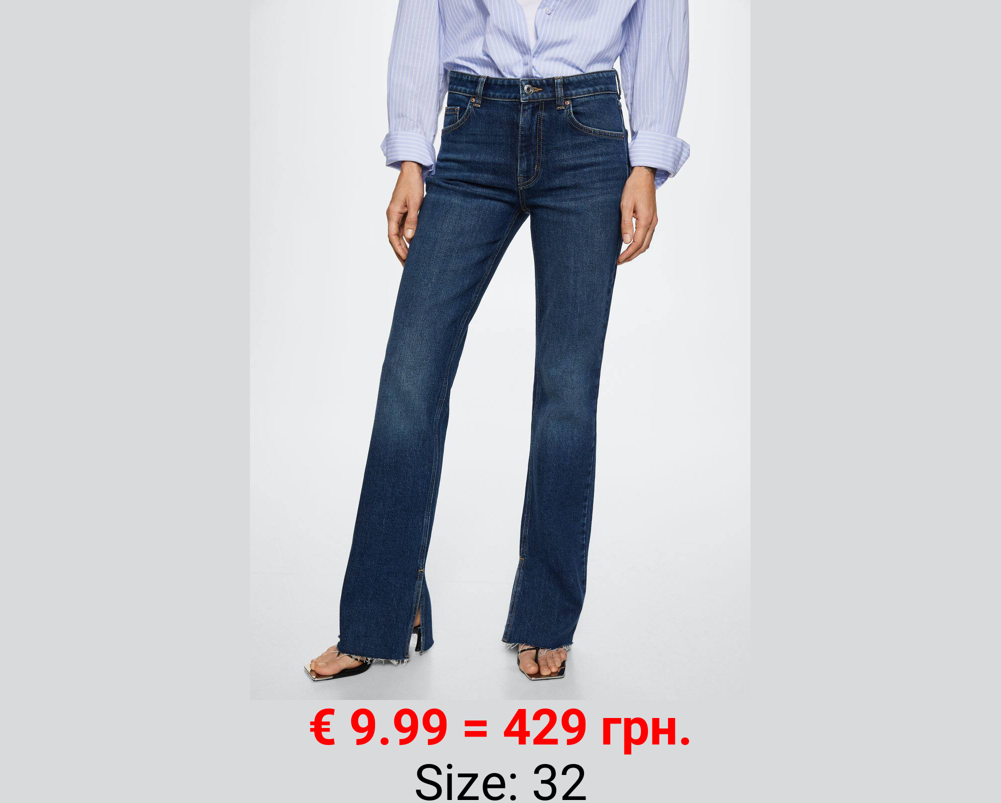 Jeans rectos tiro medio