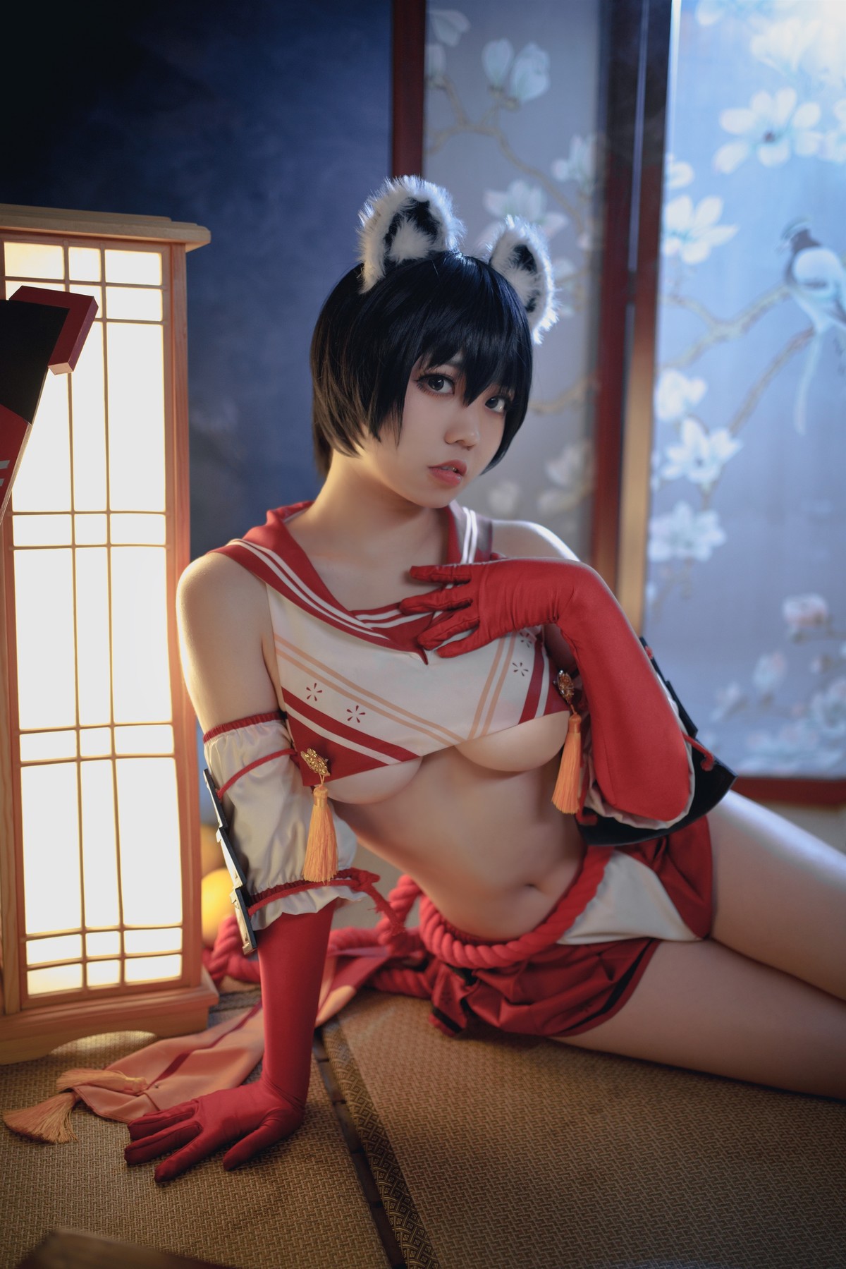 Ganlory 啊日日 Cosplay 春日ツバキ Kasuga Tsubaki 26
