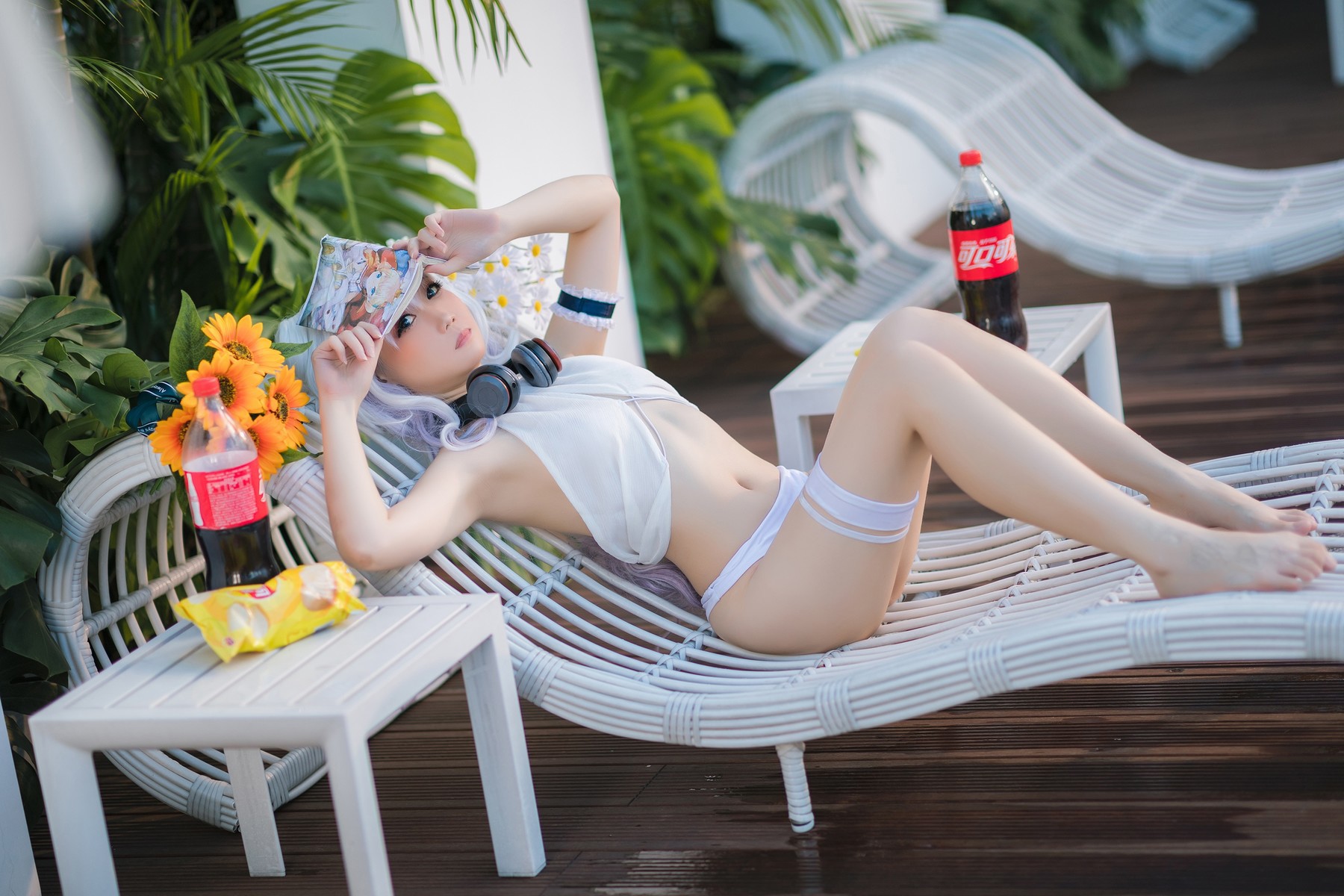 Cosplay 焖焖碳 恶毒泳衣 Vicious Swimsuit 31