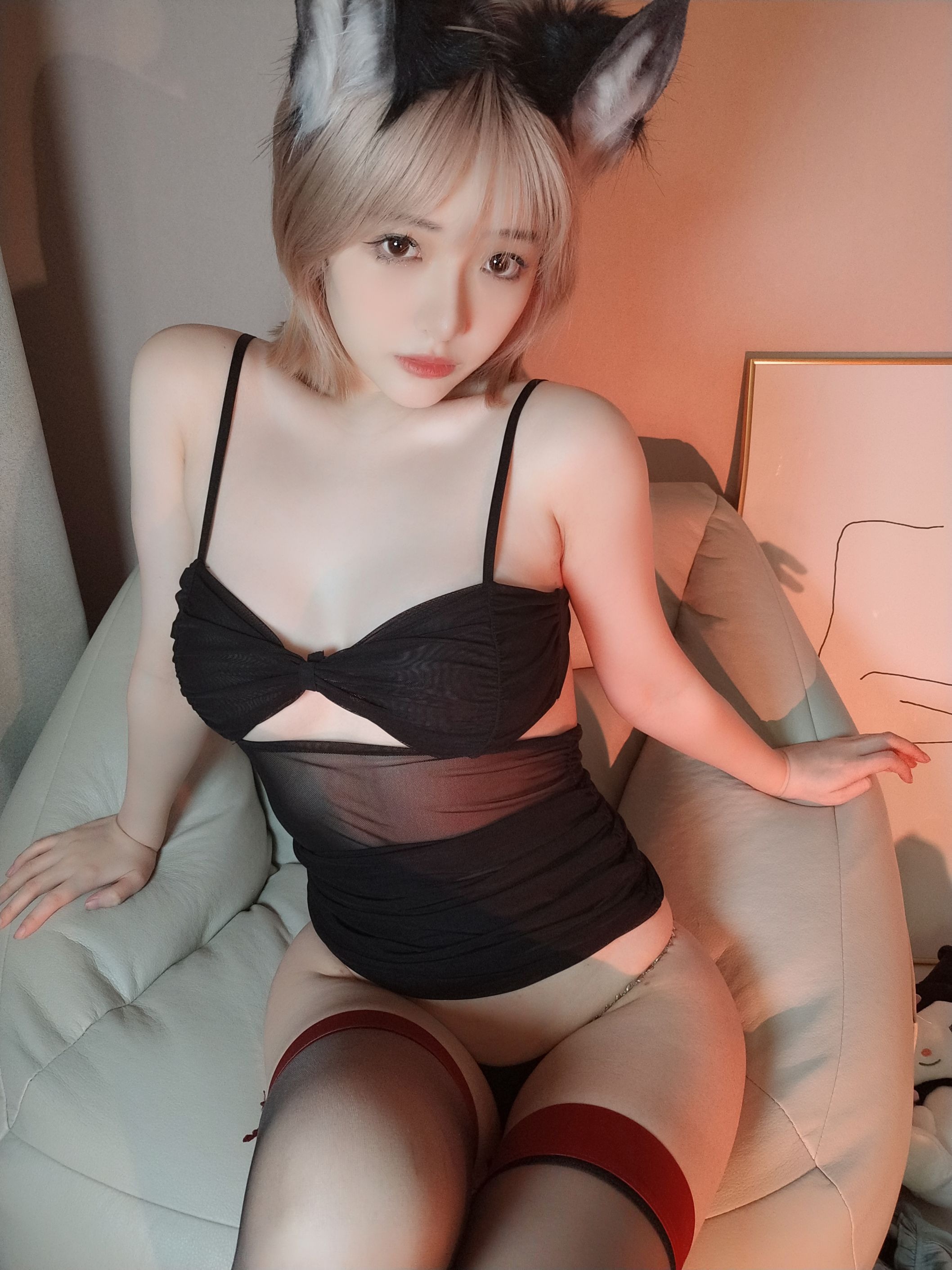 雯妹不讲道理 三月大礼包 黑红丝41p+3v 35