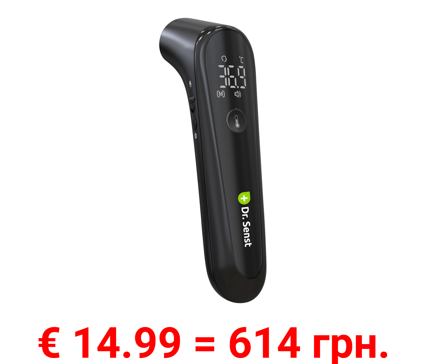 Dr. Senst 3-in-1-Multifunktional-Thermometer »DET-3019«, mit LED-Anzeige