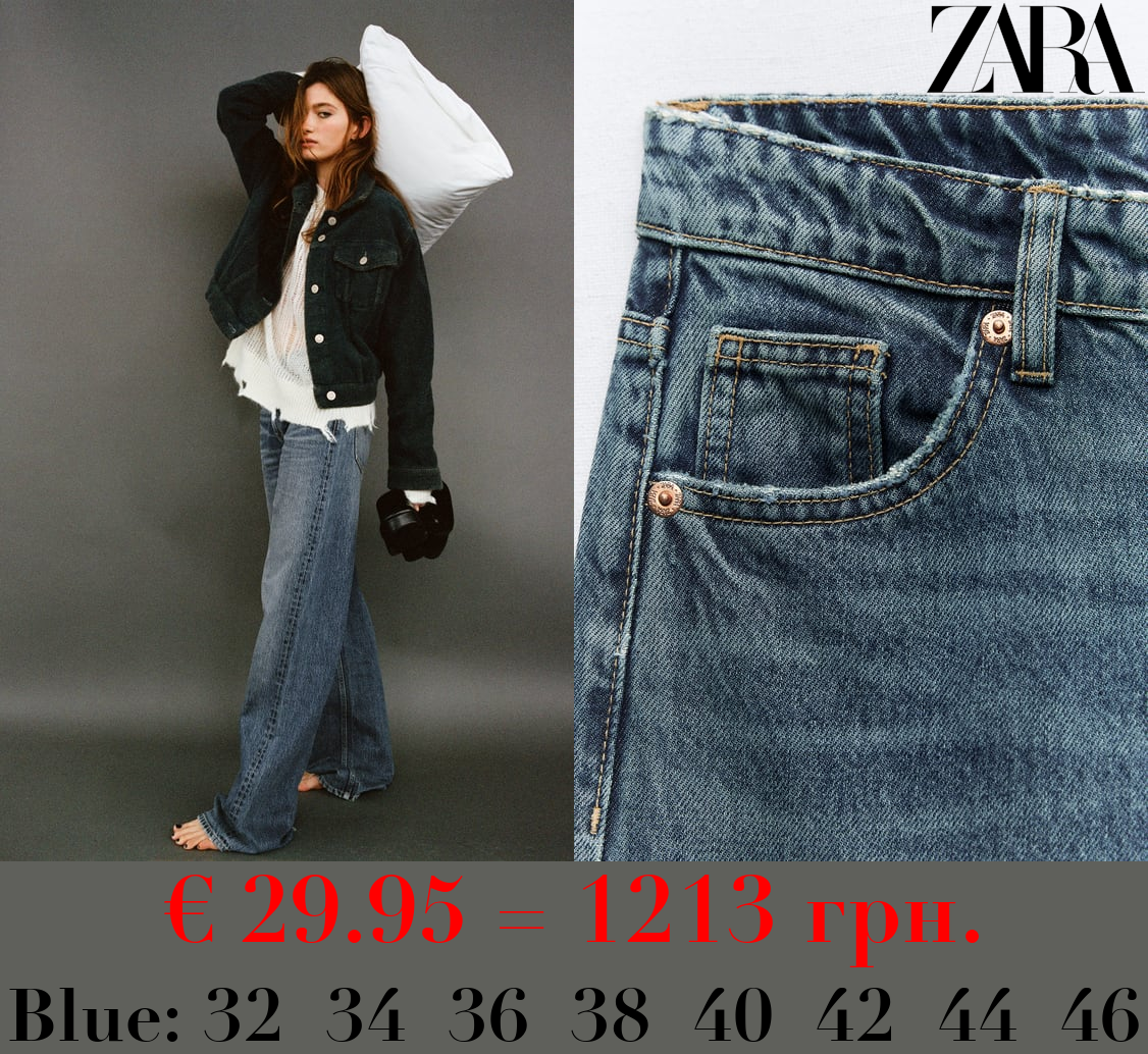 TRF LOOSE-FIT MID-RISE JEANS