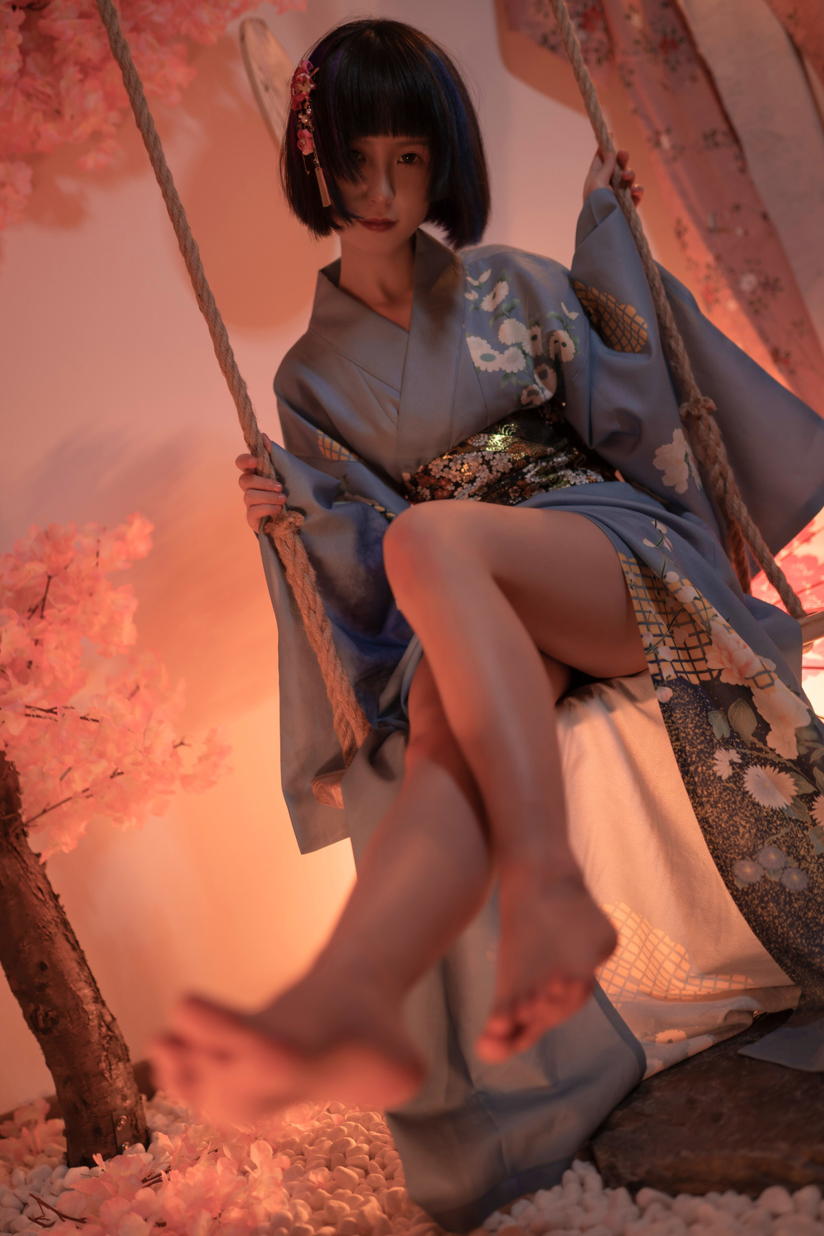 Cosplay 晕崽Zz 樱之诱惑 49