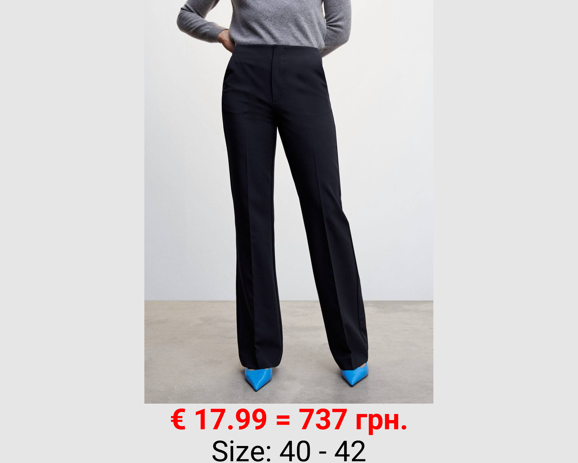 Pantalón fluido wideleg