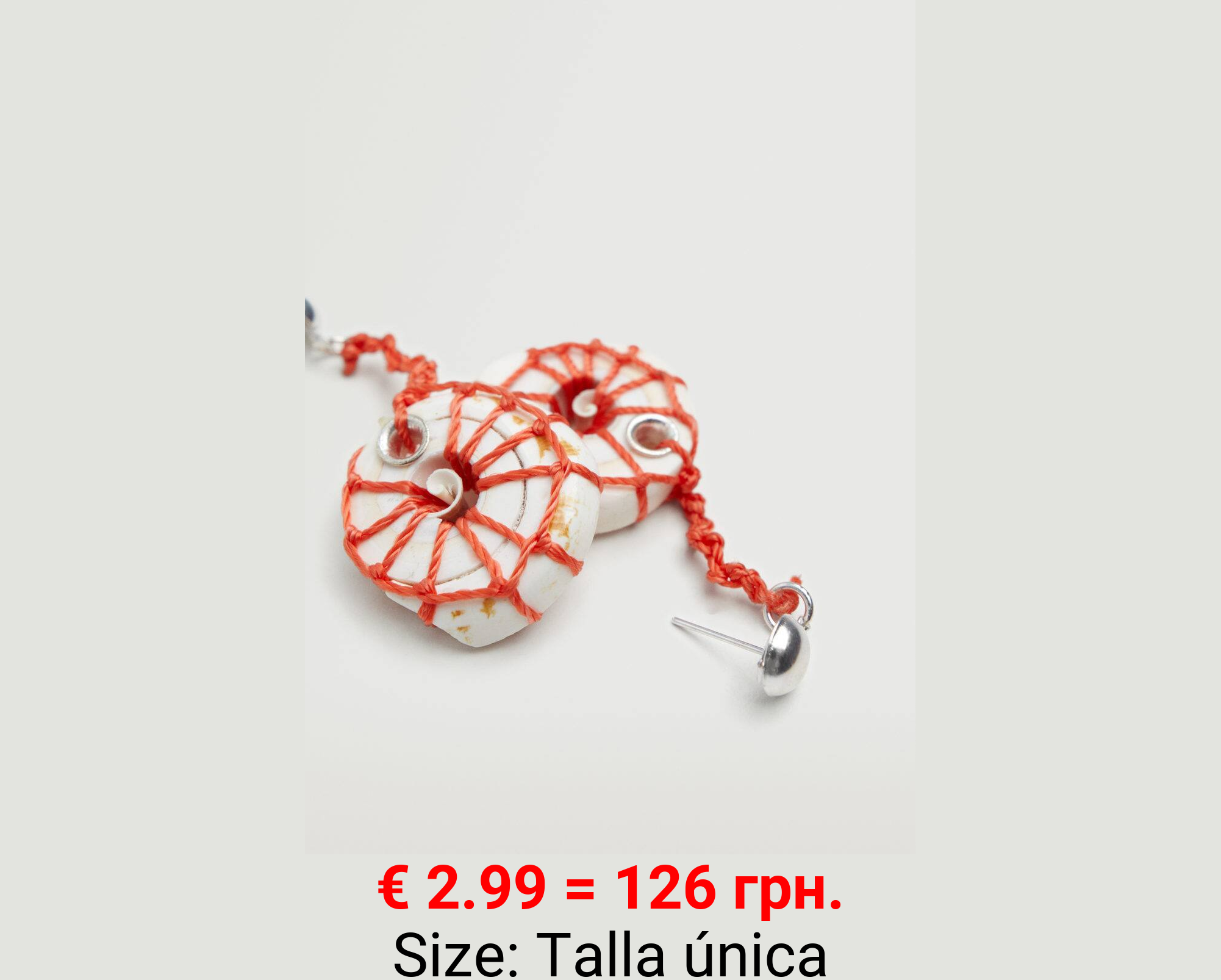 Pendientes colgantes concha