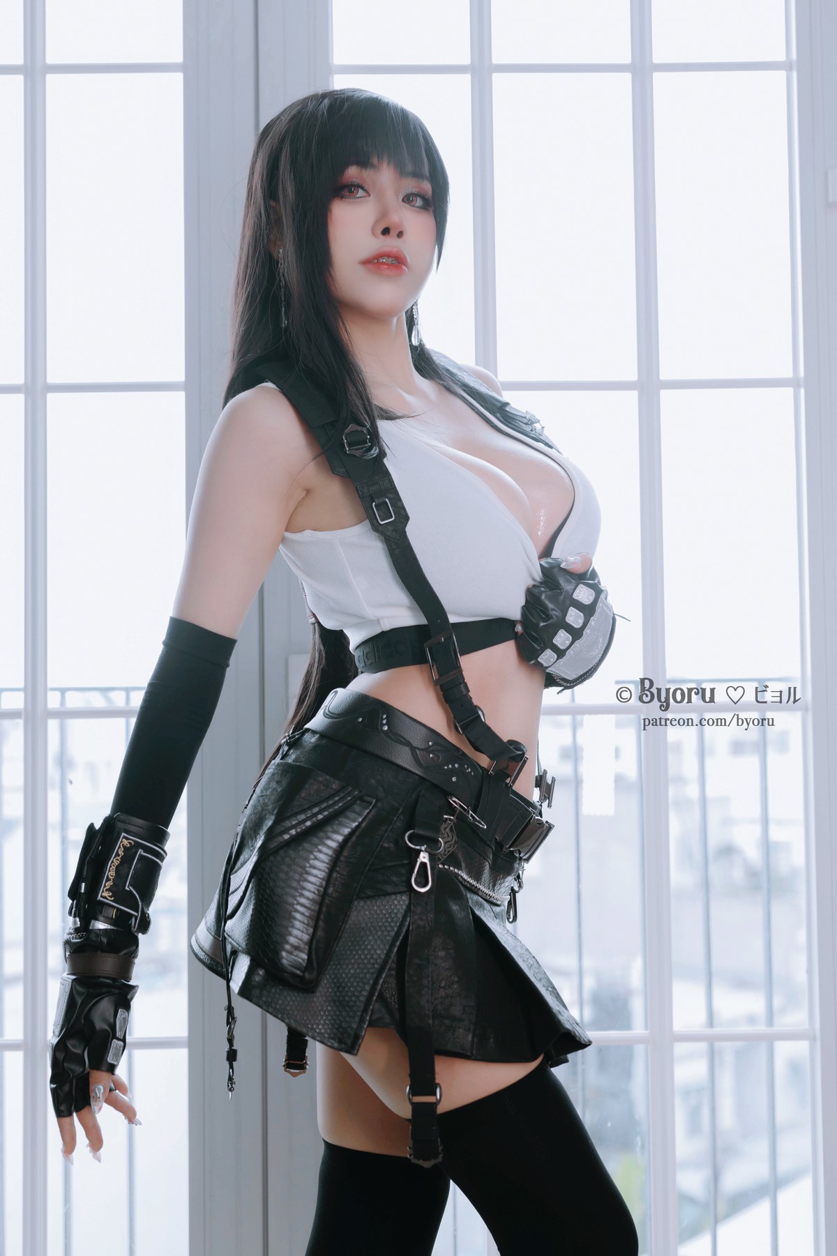 Cosplay 萝莉Byoru ティファ・ロックハート Tifa 7