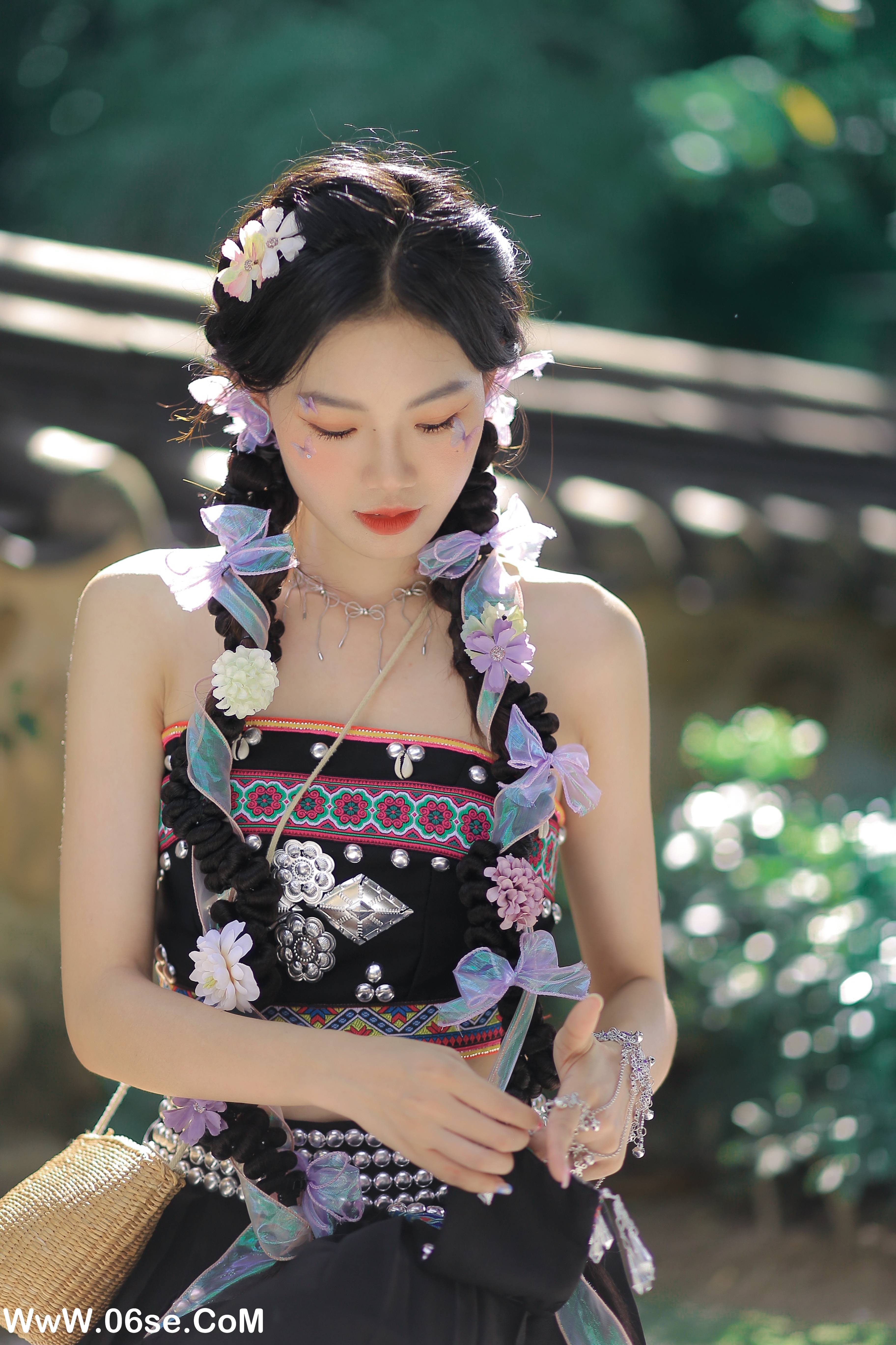 图片[24]-[YITUYU艺图语]2022.10.20 哈尼族甜妹 晚小九[27+1P／370MB]-六色网
