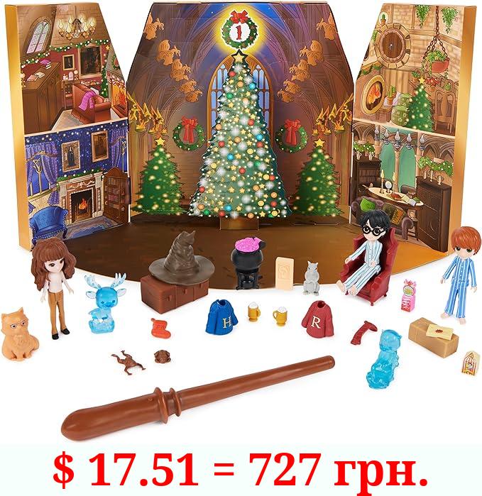Wizarding World Harry Potter, Magical Minis Advent Calendar 2023 with 24 Gifts, Surprise Toys Christmas Countdown Calendar, Kids Toys for Ages 6 & up
