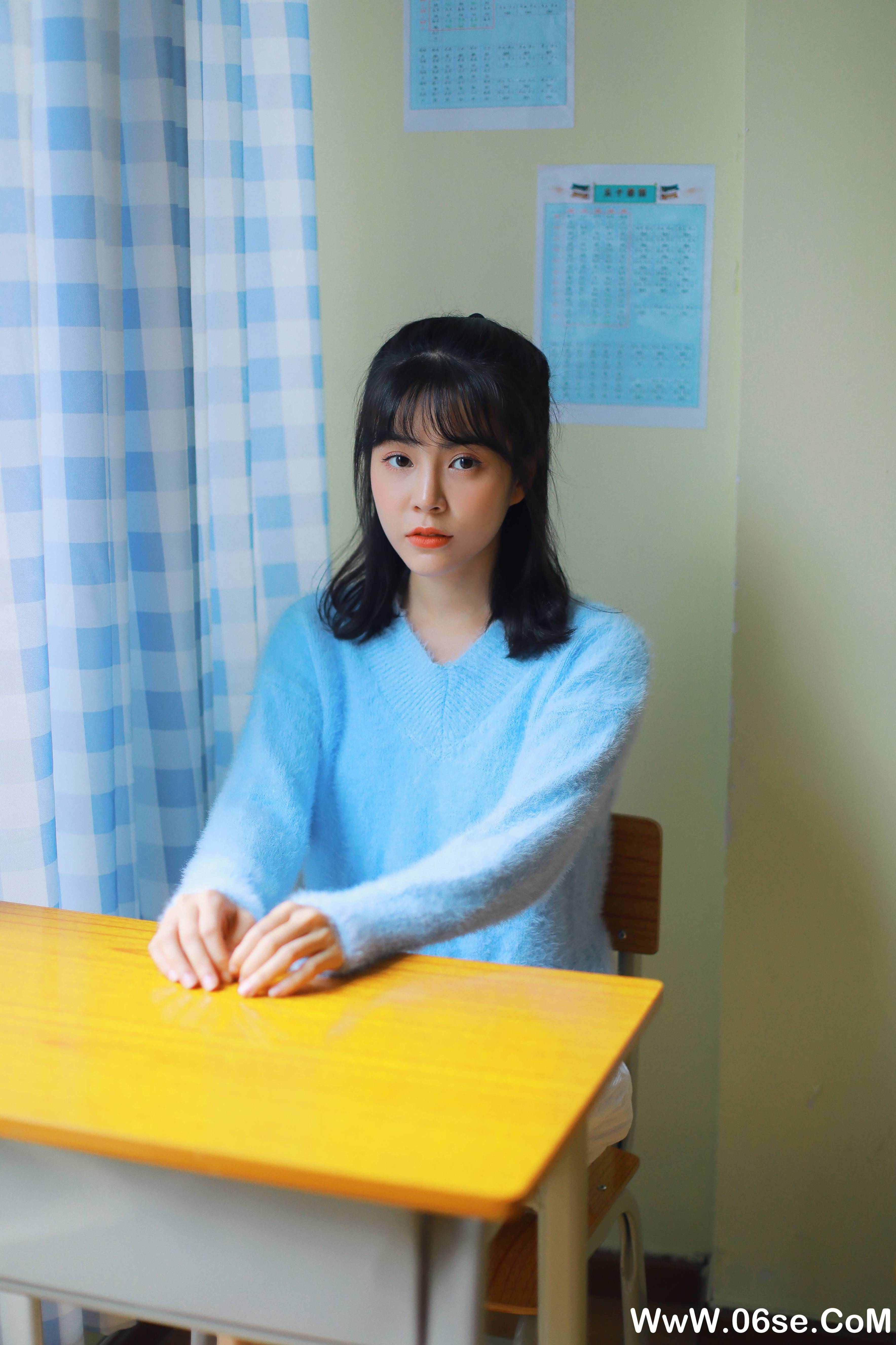 图片[22]-[YITUYU艺图语]2021.04.13 蓝色毛衣 裸心心[33P／261MB]-六色网