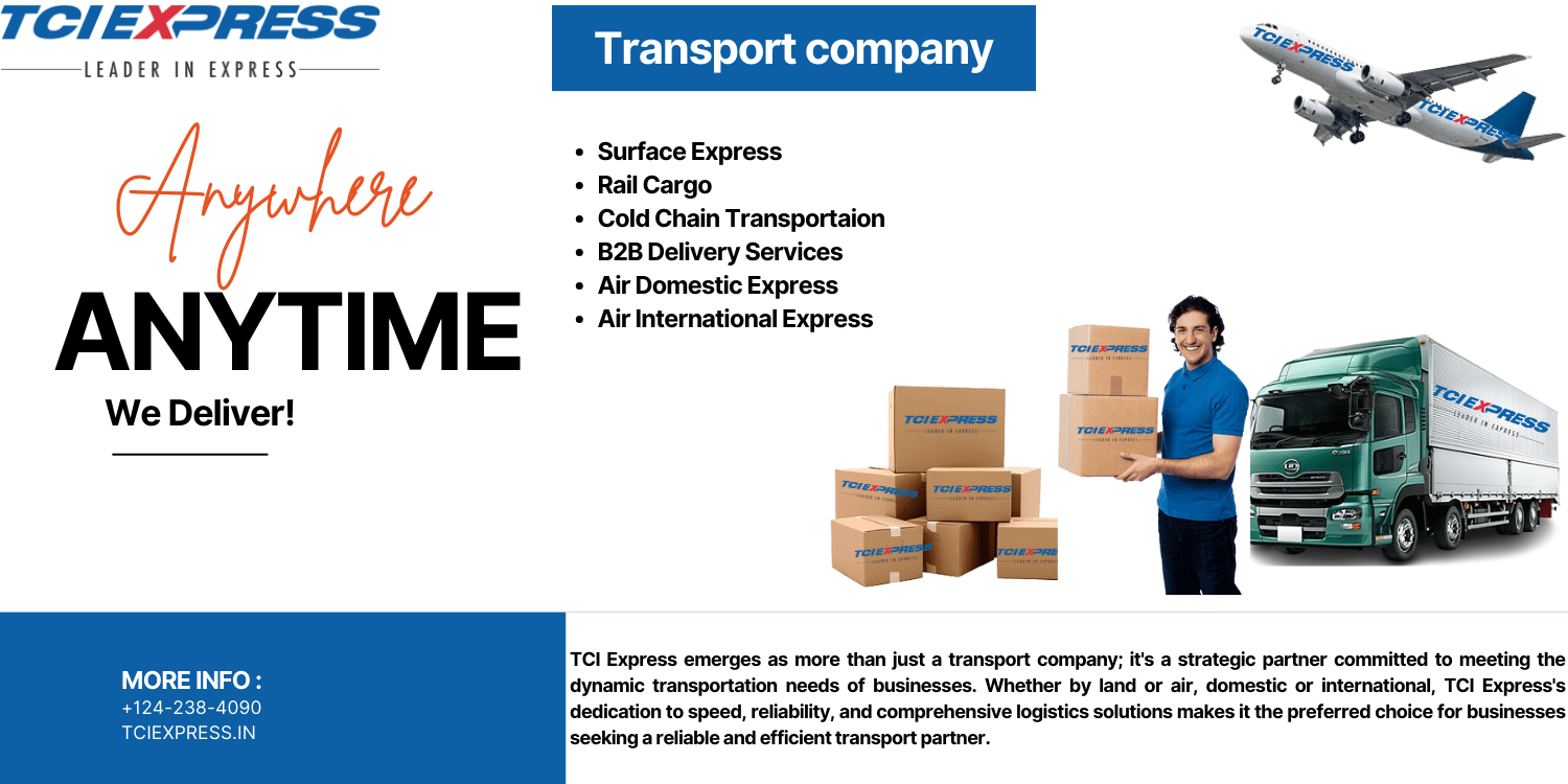 TCI Express Transforming Logistics as Your Premier Transport Company