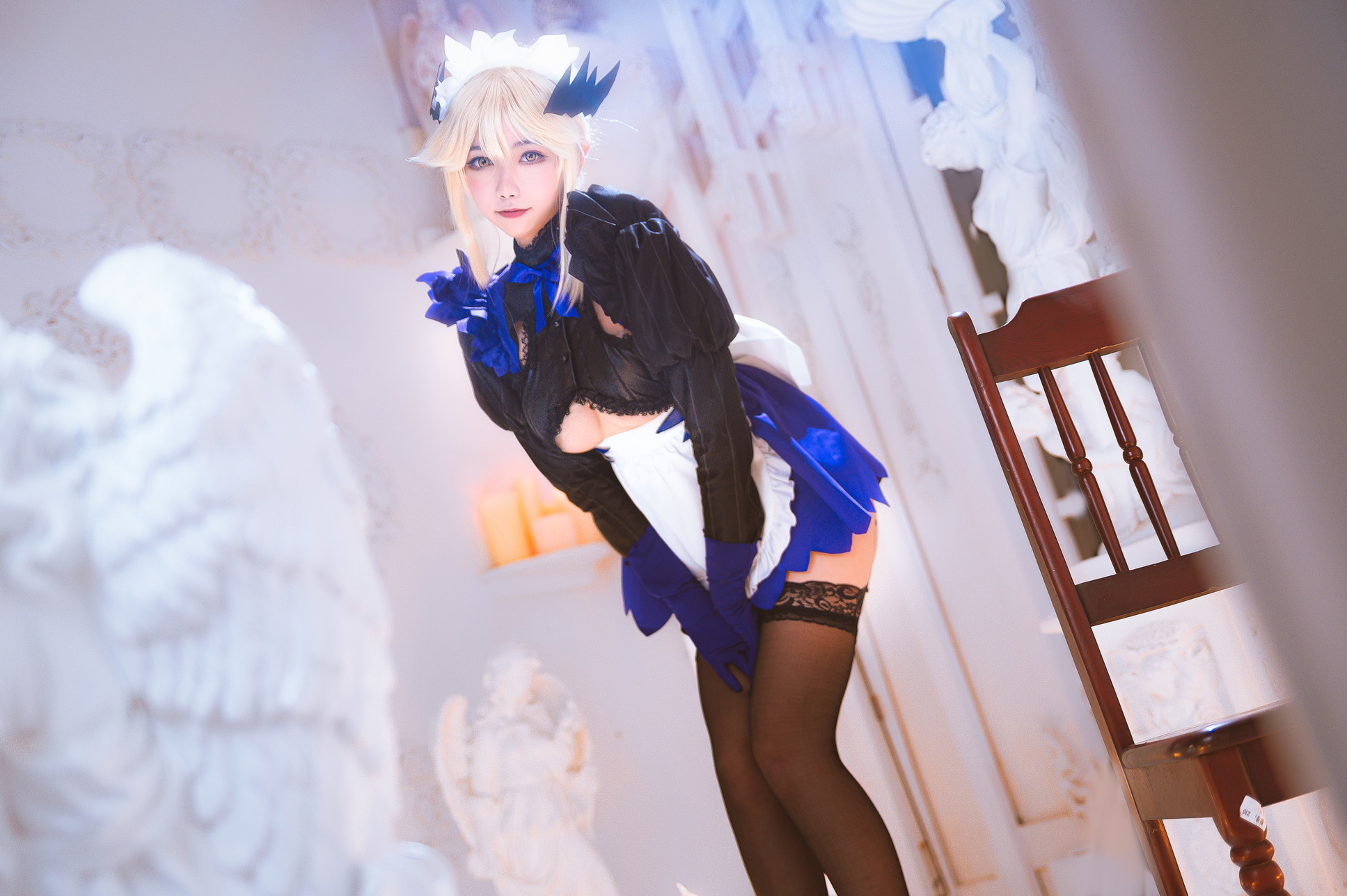 [Momoko葵葵] Artoria Pendragon Alter 黑枪呆女仆 8