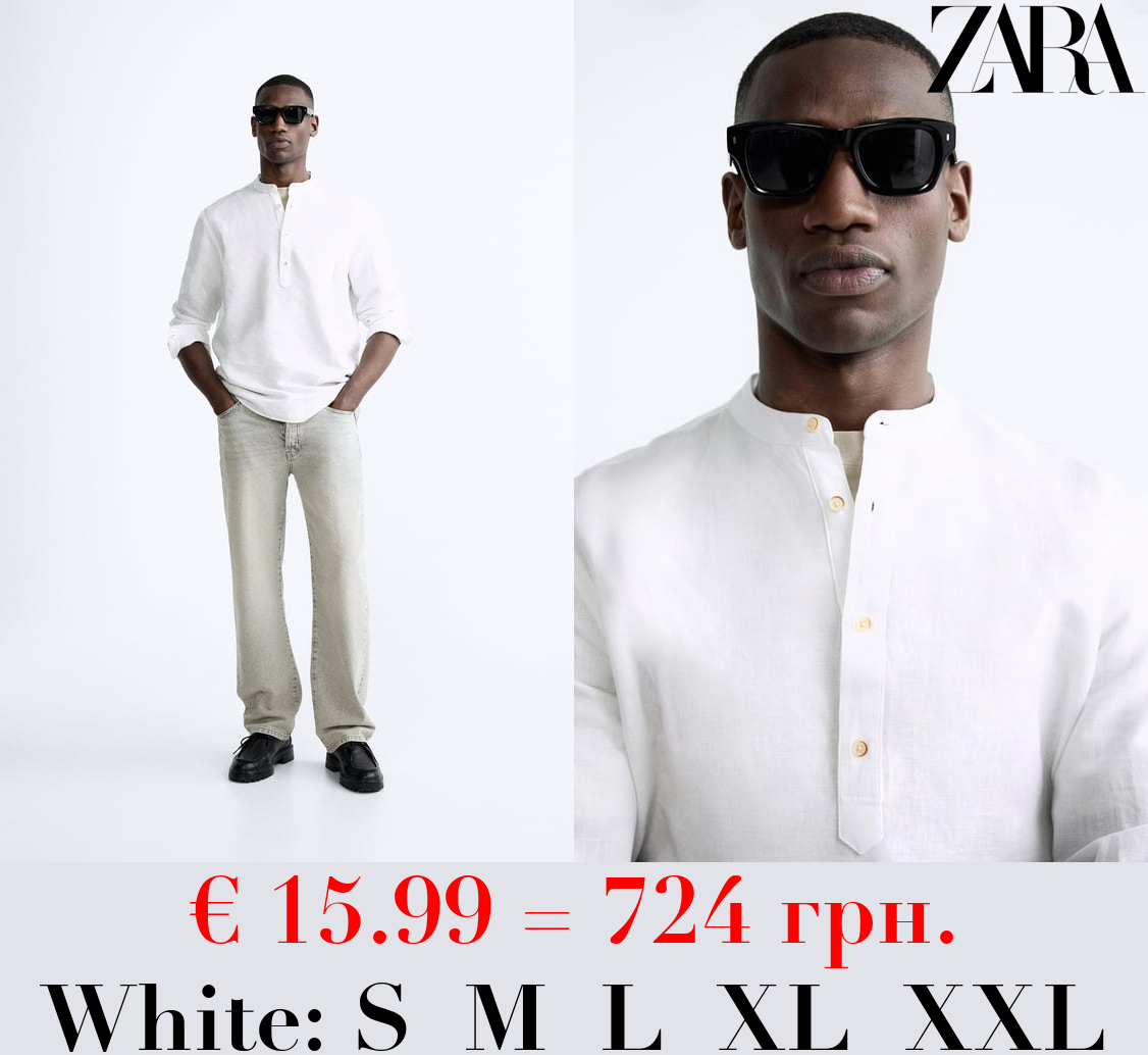 COTTON - LINEN SHIRT