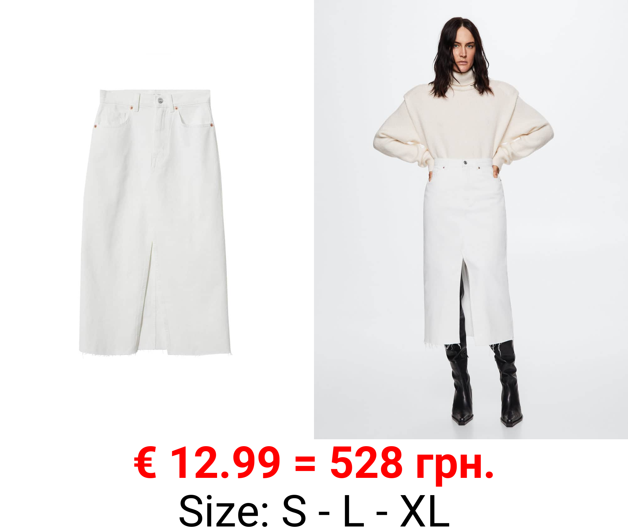 falda vaquera abertura